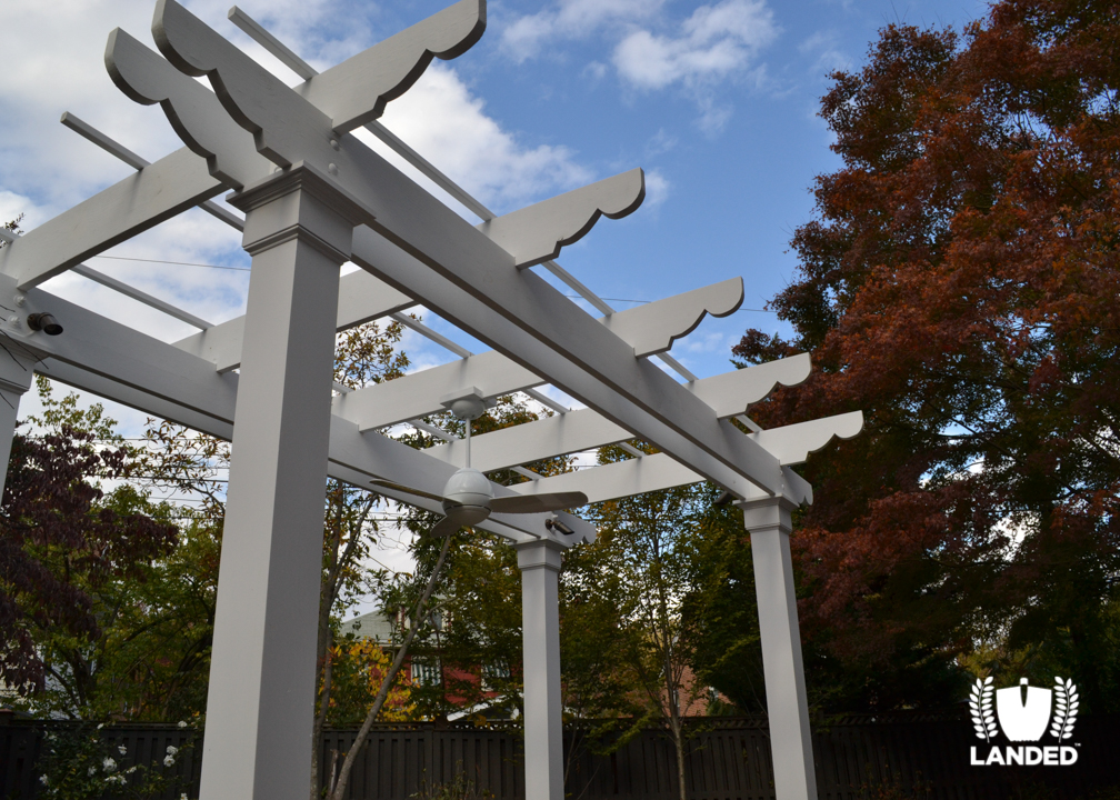 Custom Built Outdoor Pergola for an Outdoor Living Space | Landed