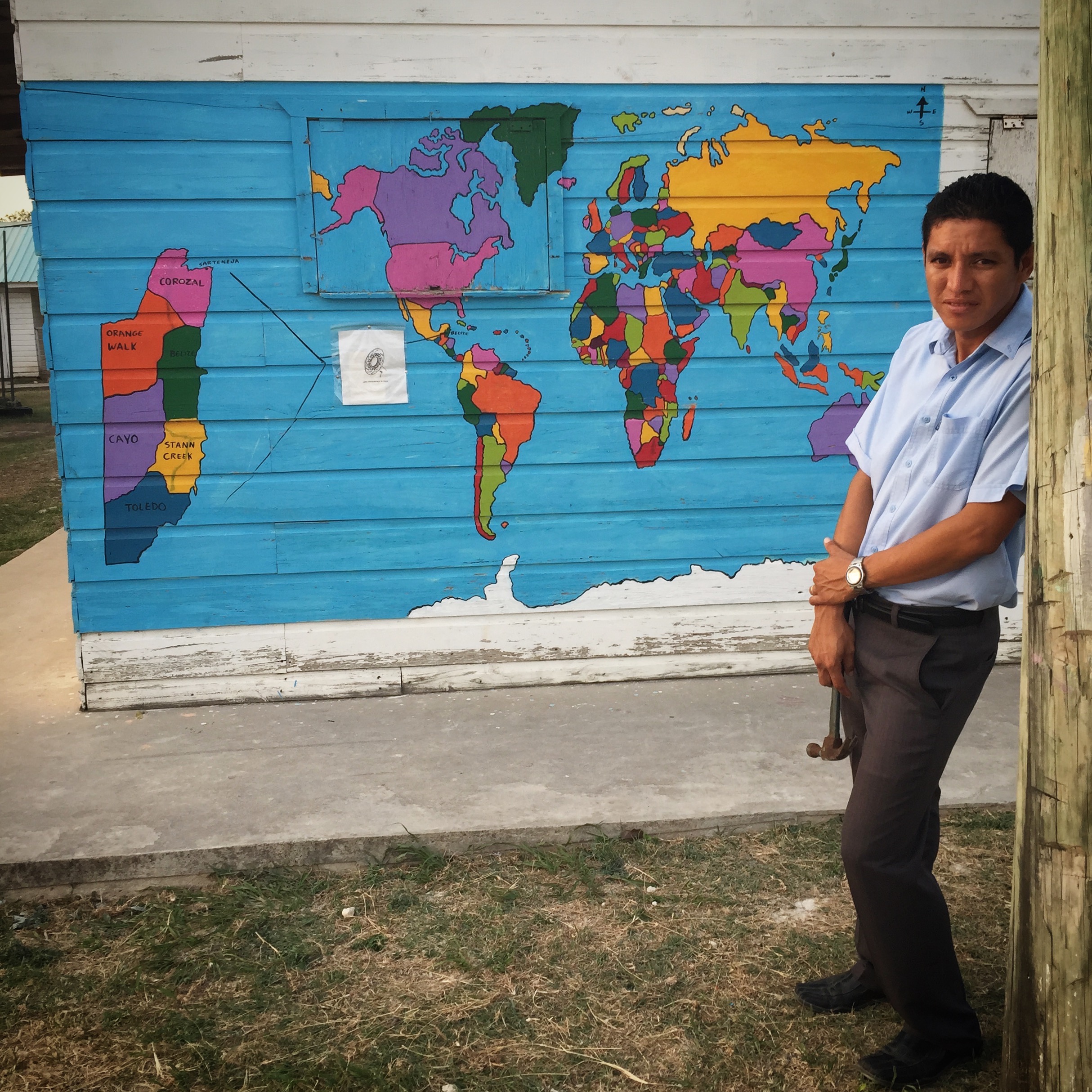 Erlindo Novelo, principal of Sarteneja Baptist High School