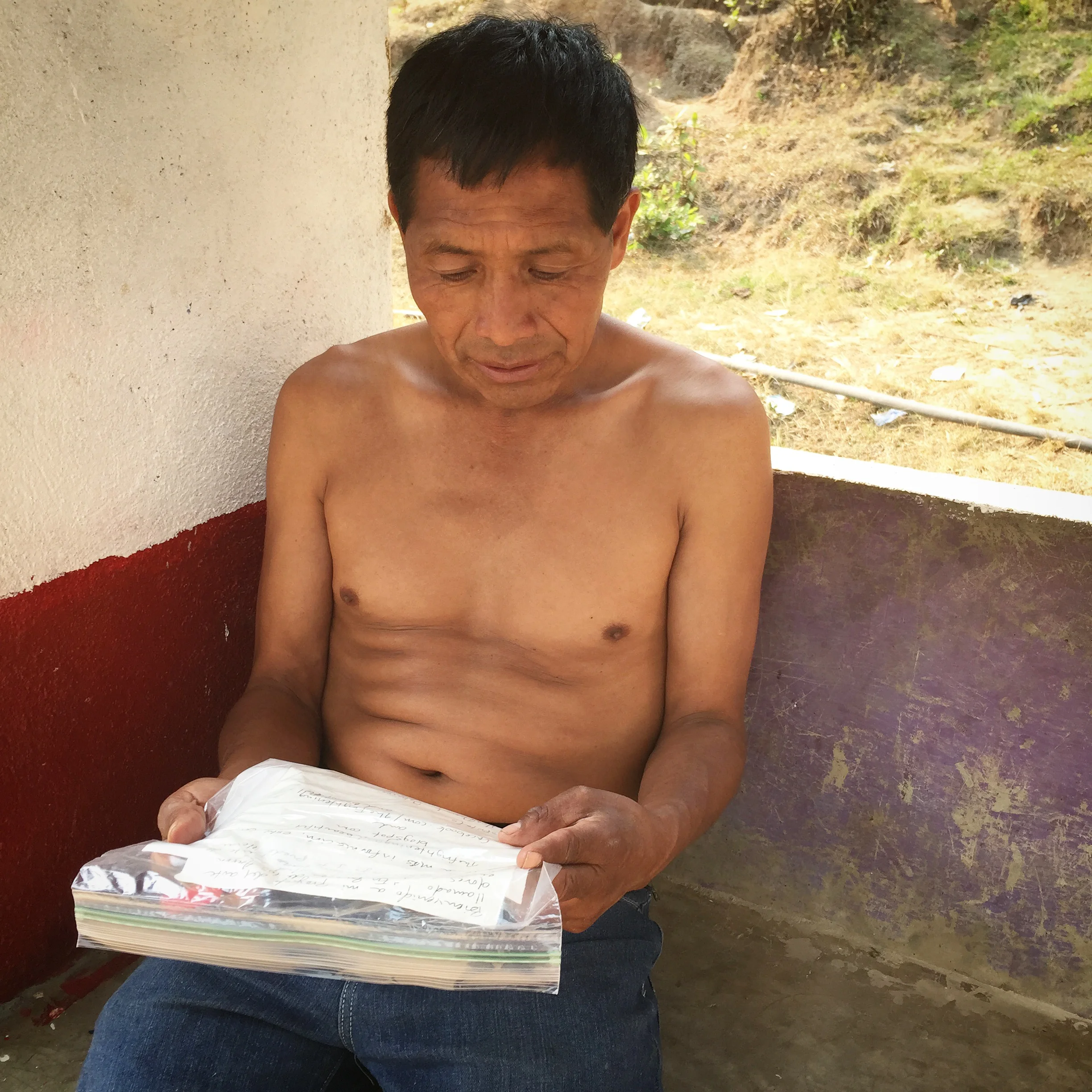 Santo Gabino. Chicaman, Guatemala