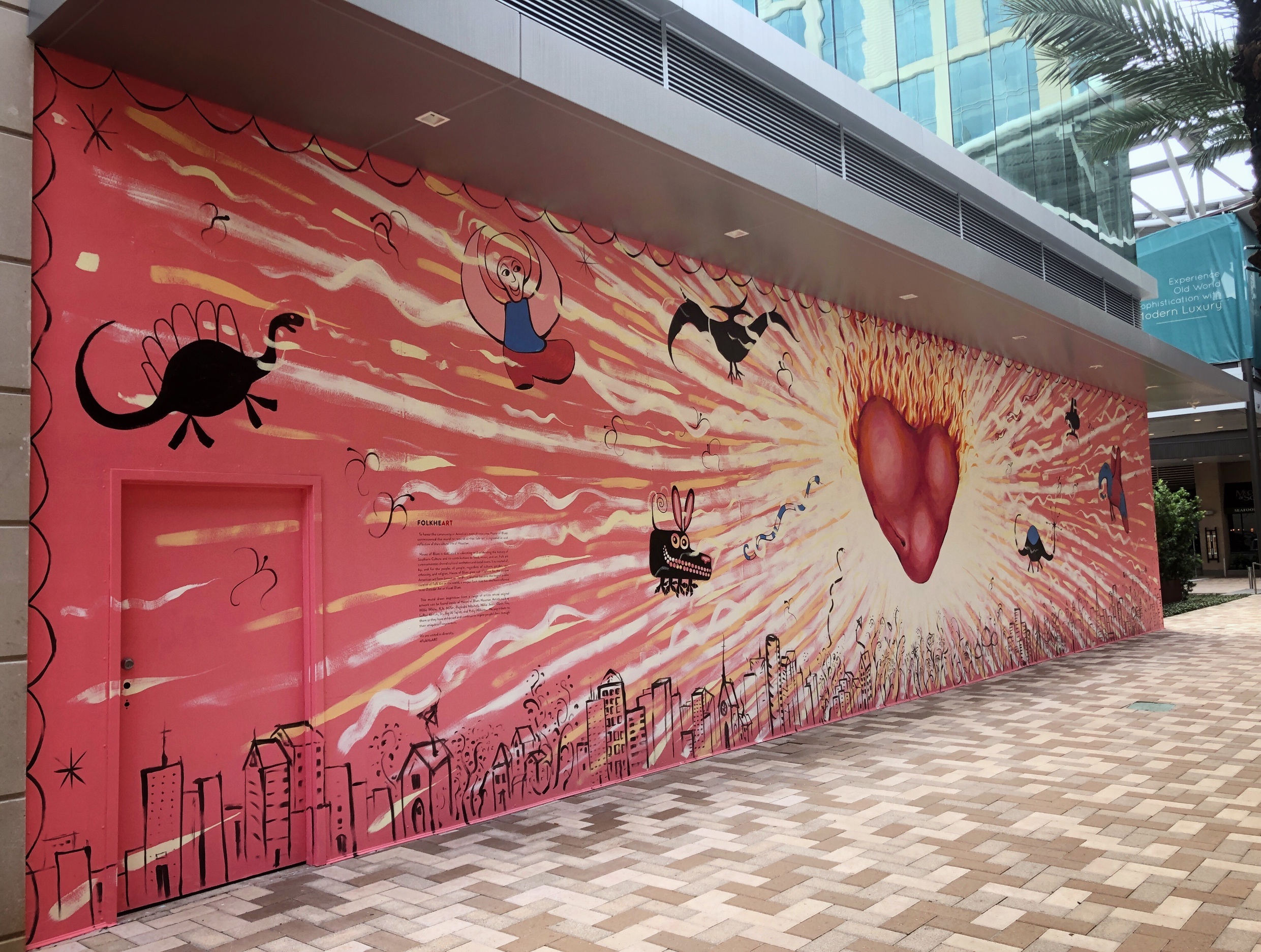 FolkHeART Mural (left side view)