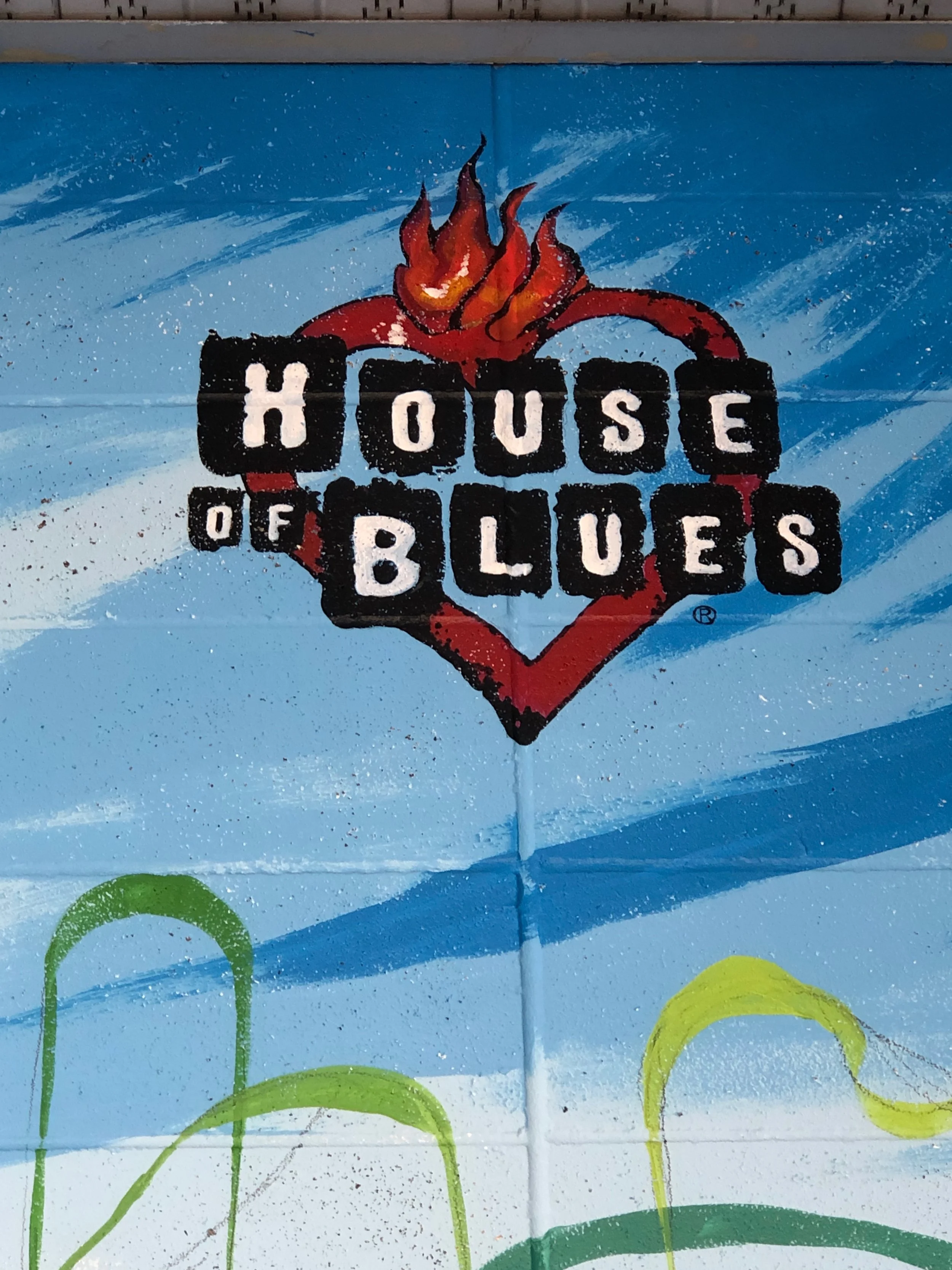Sound Wave Mural, HoB logo detail
