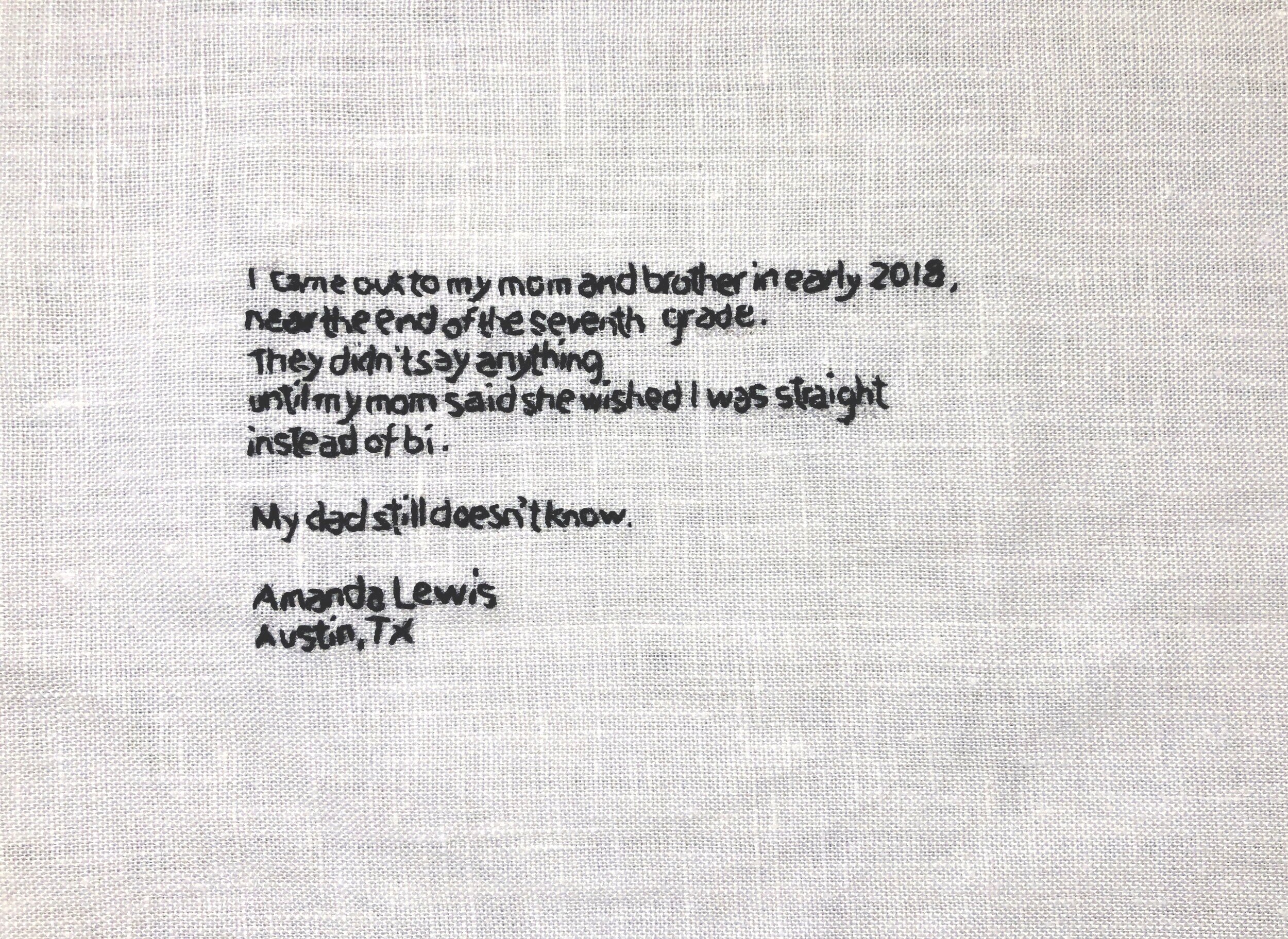 Amanda Lewis. Austin, TX