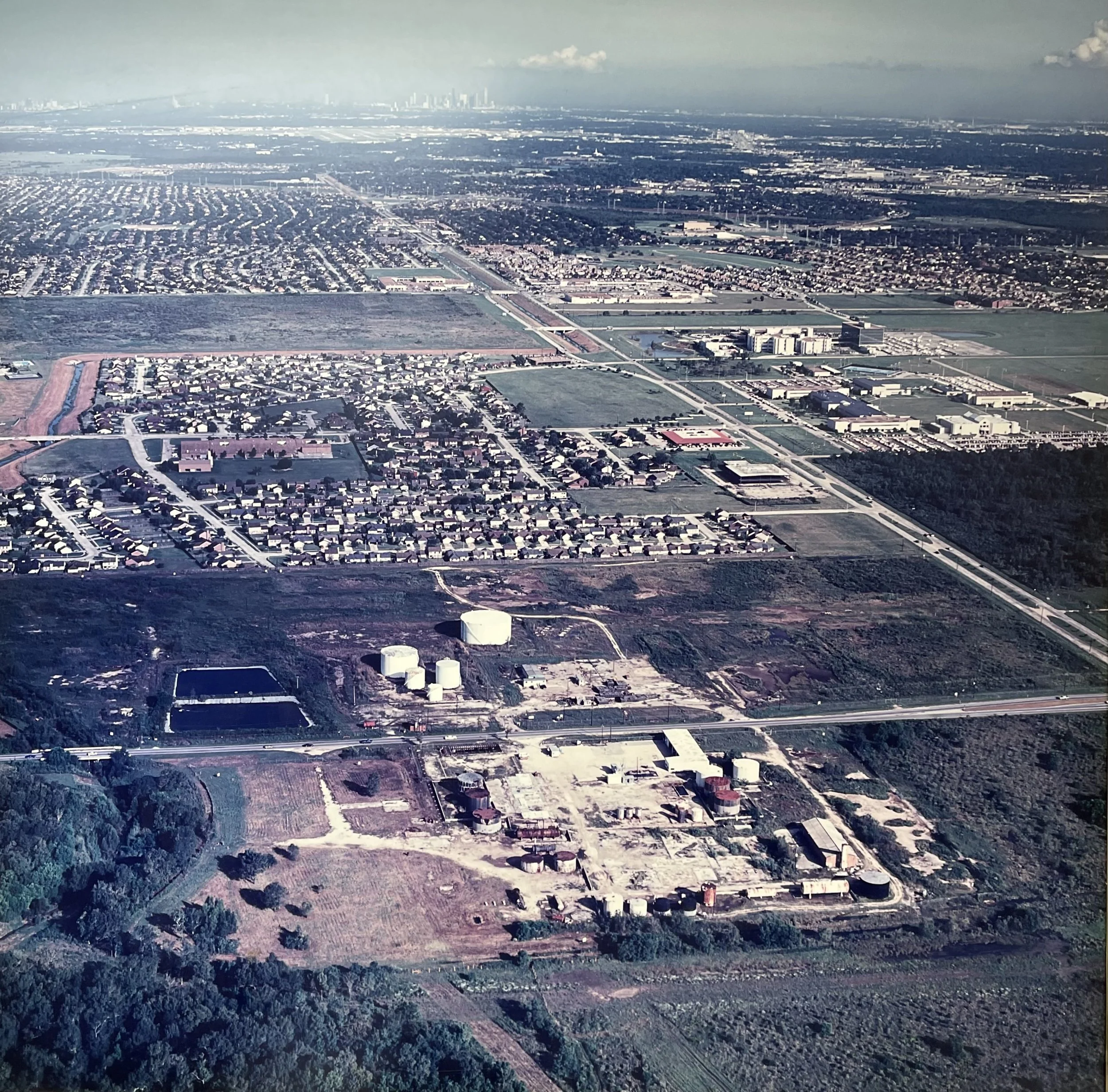 Areal view of Brio and environs