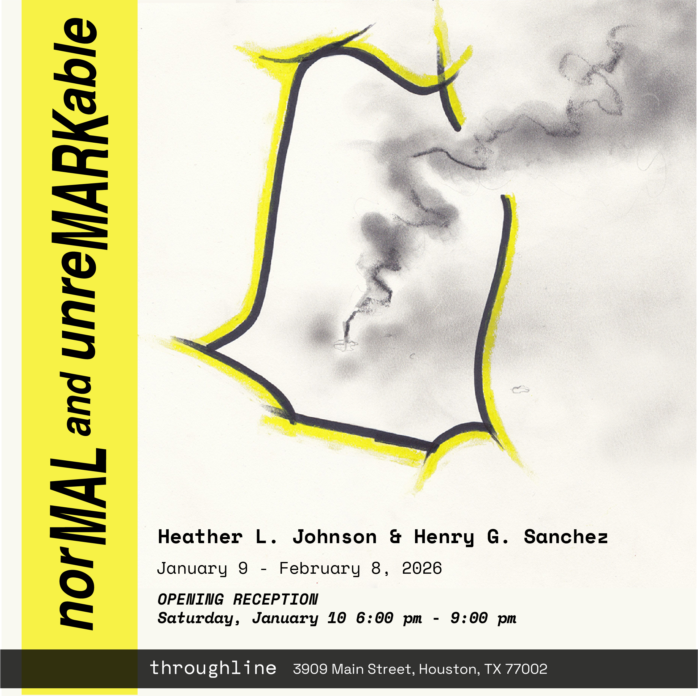"norMAL and unreMARKable" opens January 9 / reception 1/10/36, 6-9pm