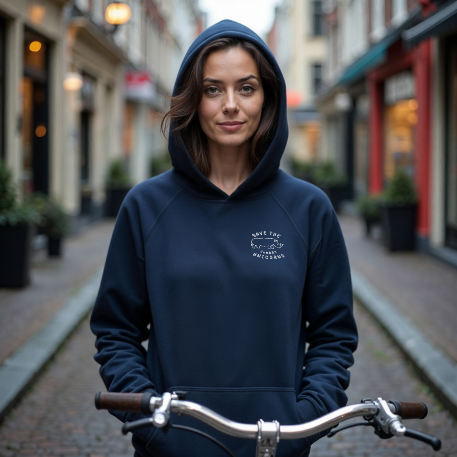 Save the Chubby Unicorns Ladies Hoodie (verschiedene Farben)