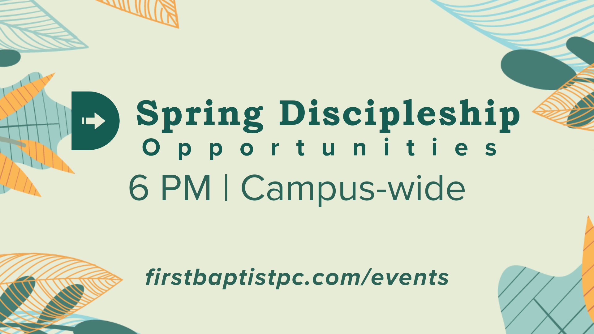 Spring Discipleship
