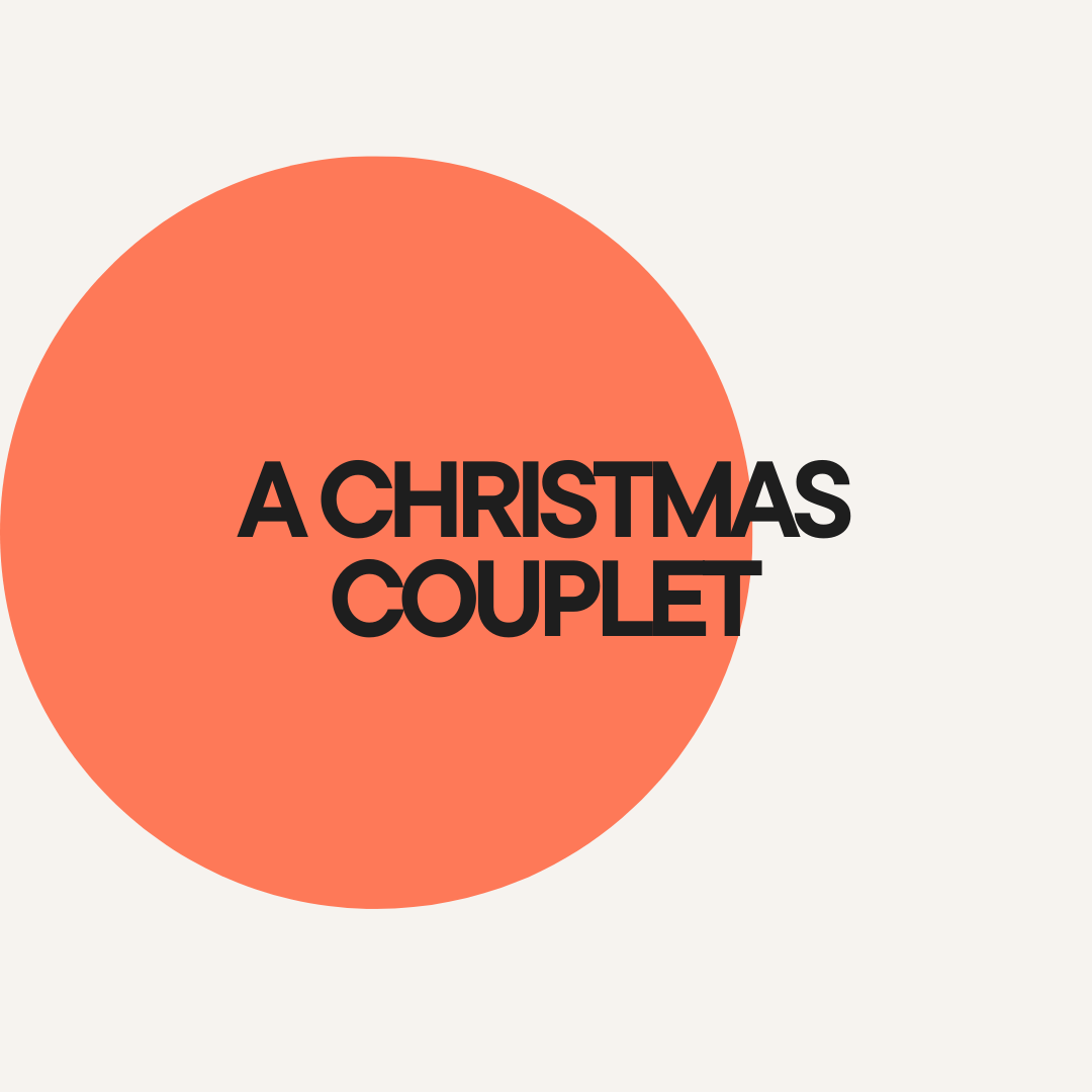 A Christmas Couplet