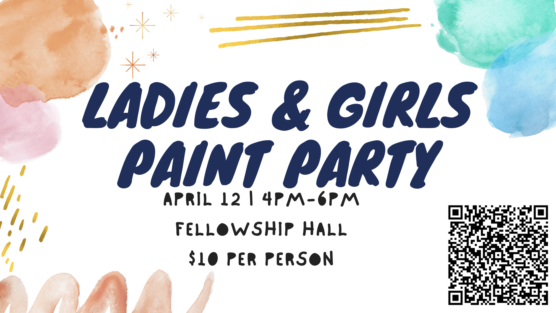 Ladies and Girls Paint Party