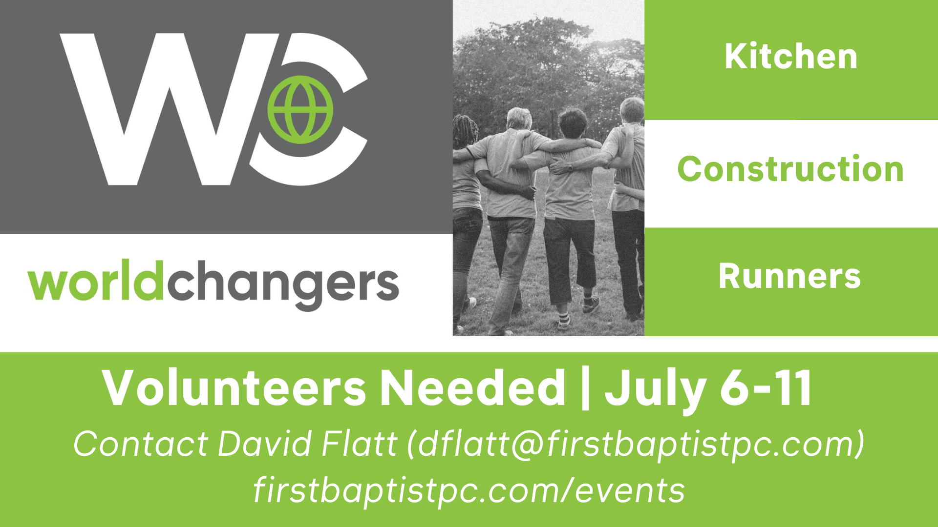 Worldchangers Volunteers 