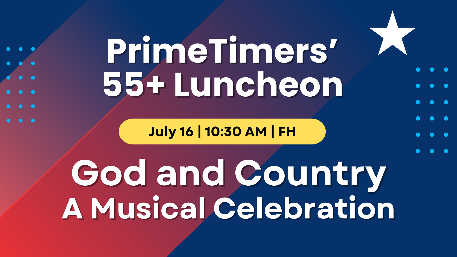 Primetimers Luncheon