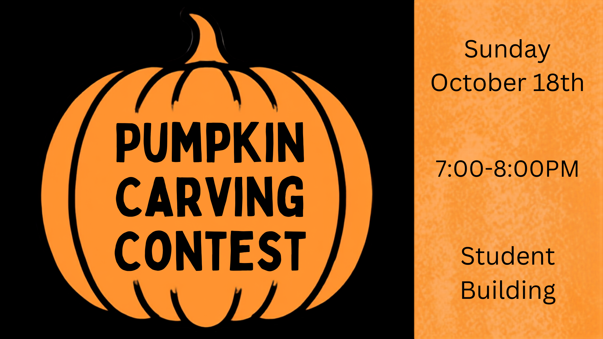 FirstStudents Pumpkin Cavring
