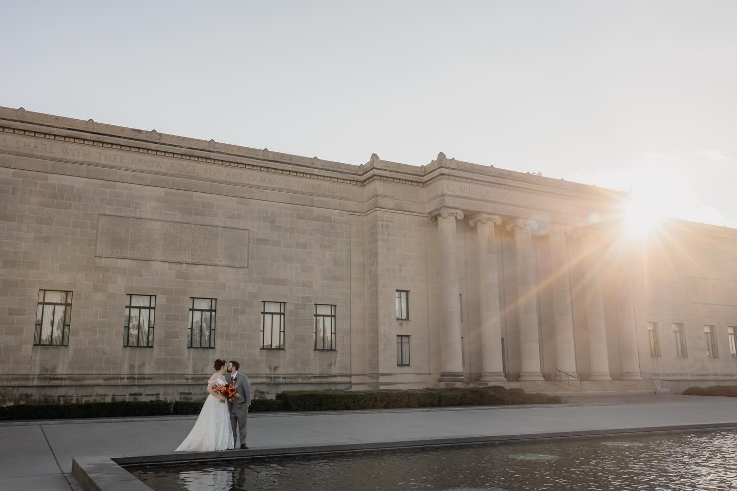 The sun came out for the shortest bit on this beautiful wedding day ☀️ it was intimate and perfectly surrounded by love. 💕
