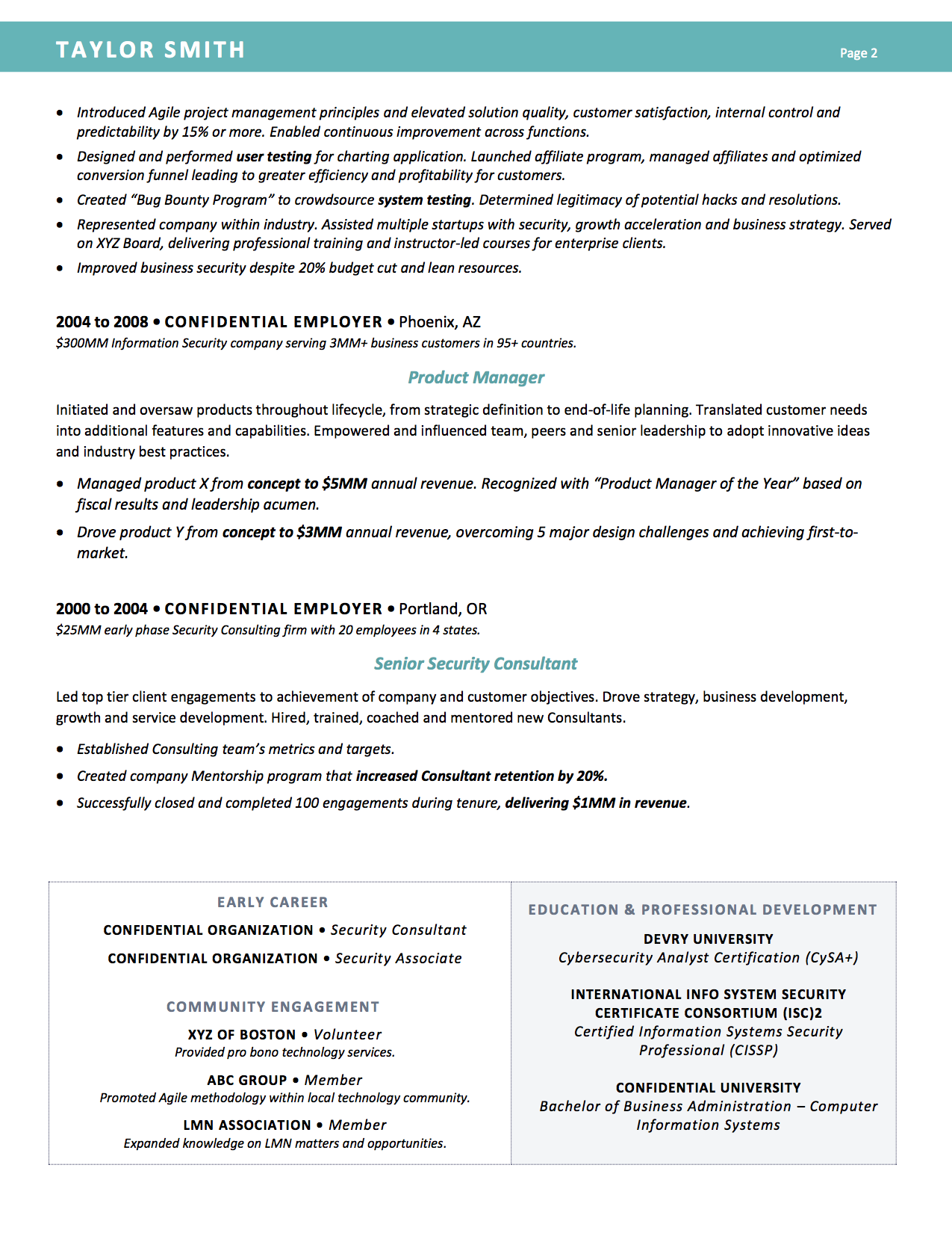 Resume Template by MyPro - Simple - Teal- Sample.png