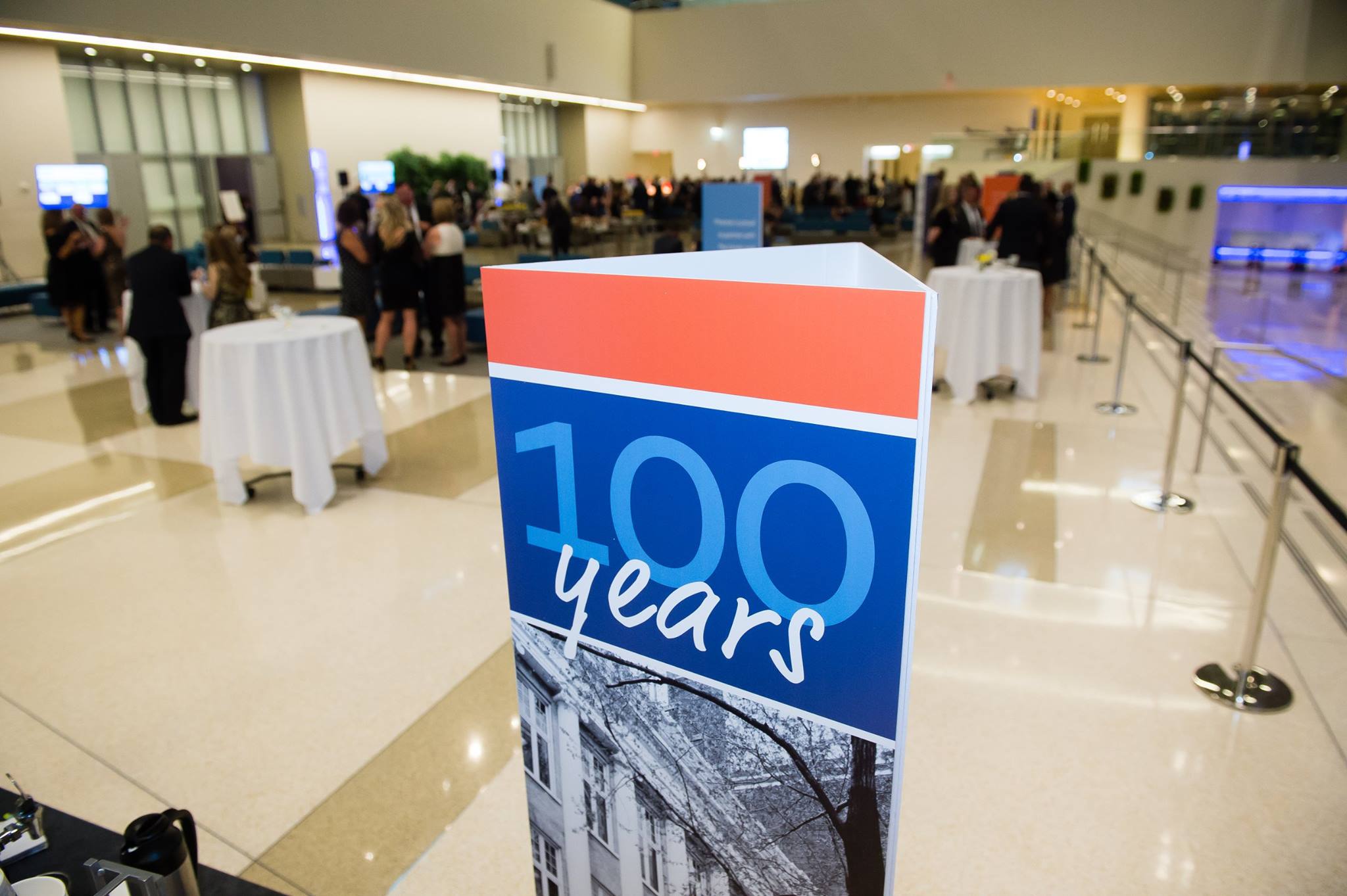The Center 100 year sign.jpg