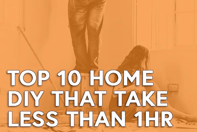 Getting Nerdy About Houses - 10 Home Maintenance Projects That Take One Hour or Less