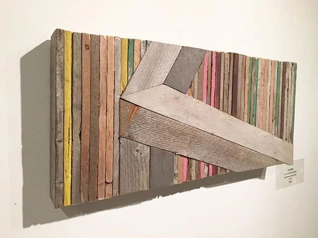 Line Study no.3
2017
beach fence (pine) and paint.
6.5&rdquo;x15&rdquo;x1.5&rdquo;
on view at @studiogallerydc 📷... @13mrod