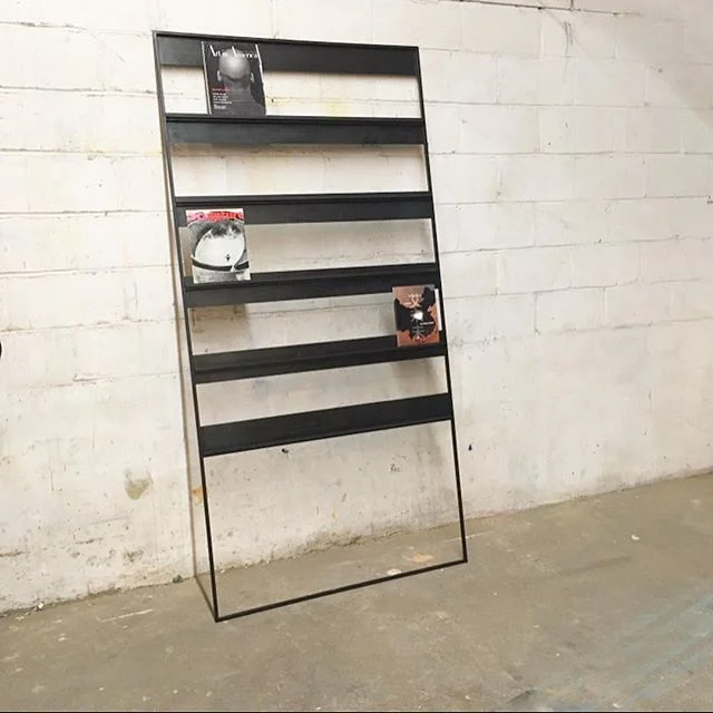 Magazine rack for @homme_dc 
Blackened steel (Feat two of my favorites.)