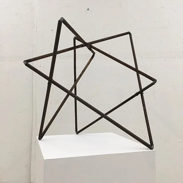 Please join me this Saturday, June 1st at 7pm for the opening reception of my show @homme_dc 
SPATIAL LEARNING 
A site-specific installation comprised of freestanding and and wall mounted sculptures. 
Untitled structure 
1/2&rdquo; Re-bar and 16ga ba