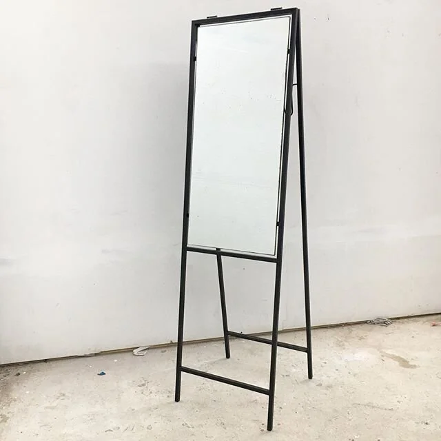 Folding mirror for friend and stylist @tracythompson_ 
Steel
#steel #mirror #art #furniture