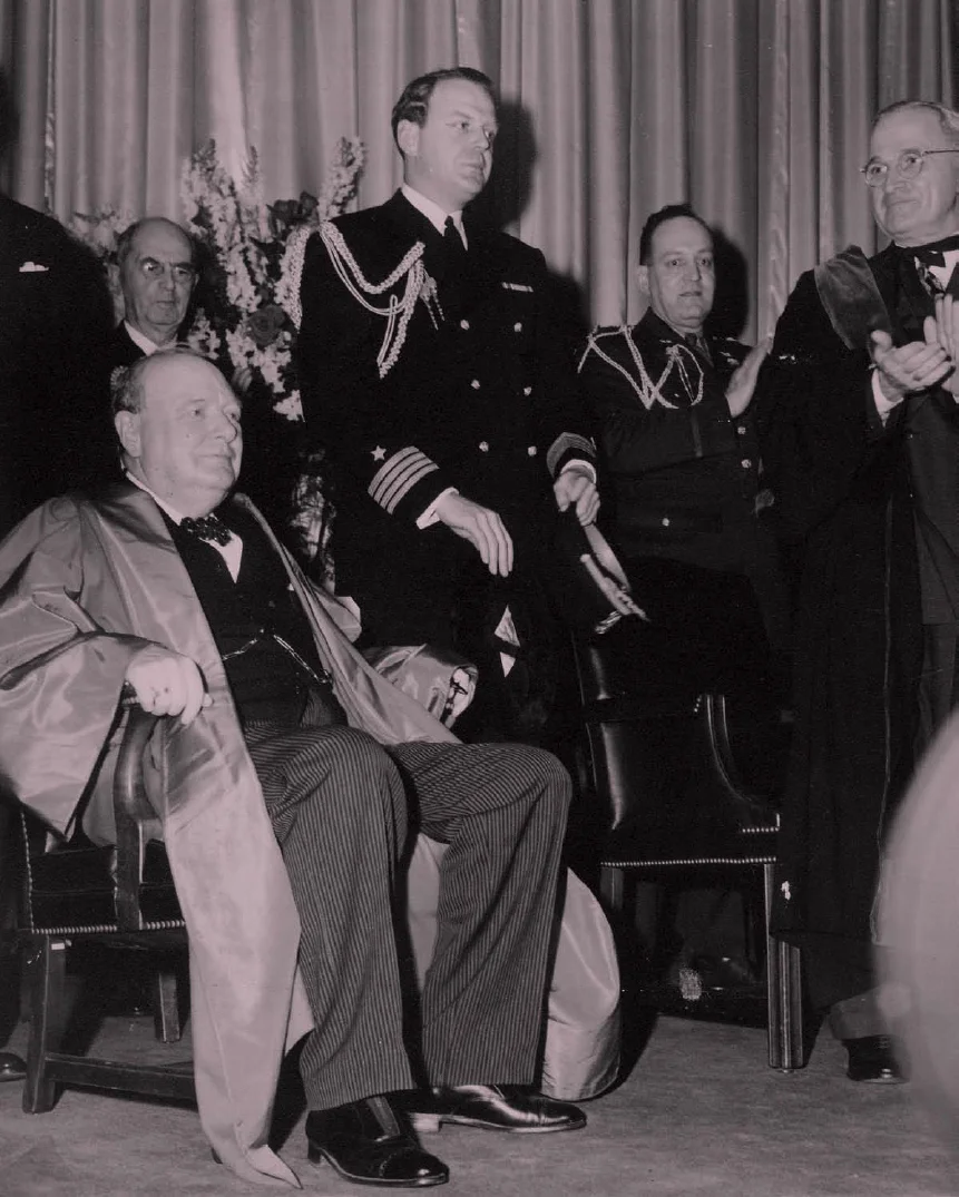 On March 5, 1946, Winston Churchill received an honorary degree from Westminster College in Missouri and delivered his famous “iron curtain” speech, announcing that an “iron curtain” was now dividing Europe between communist controlled and free coun…