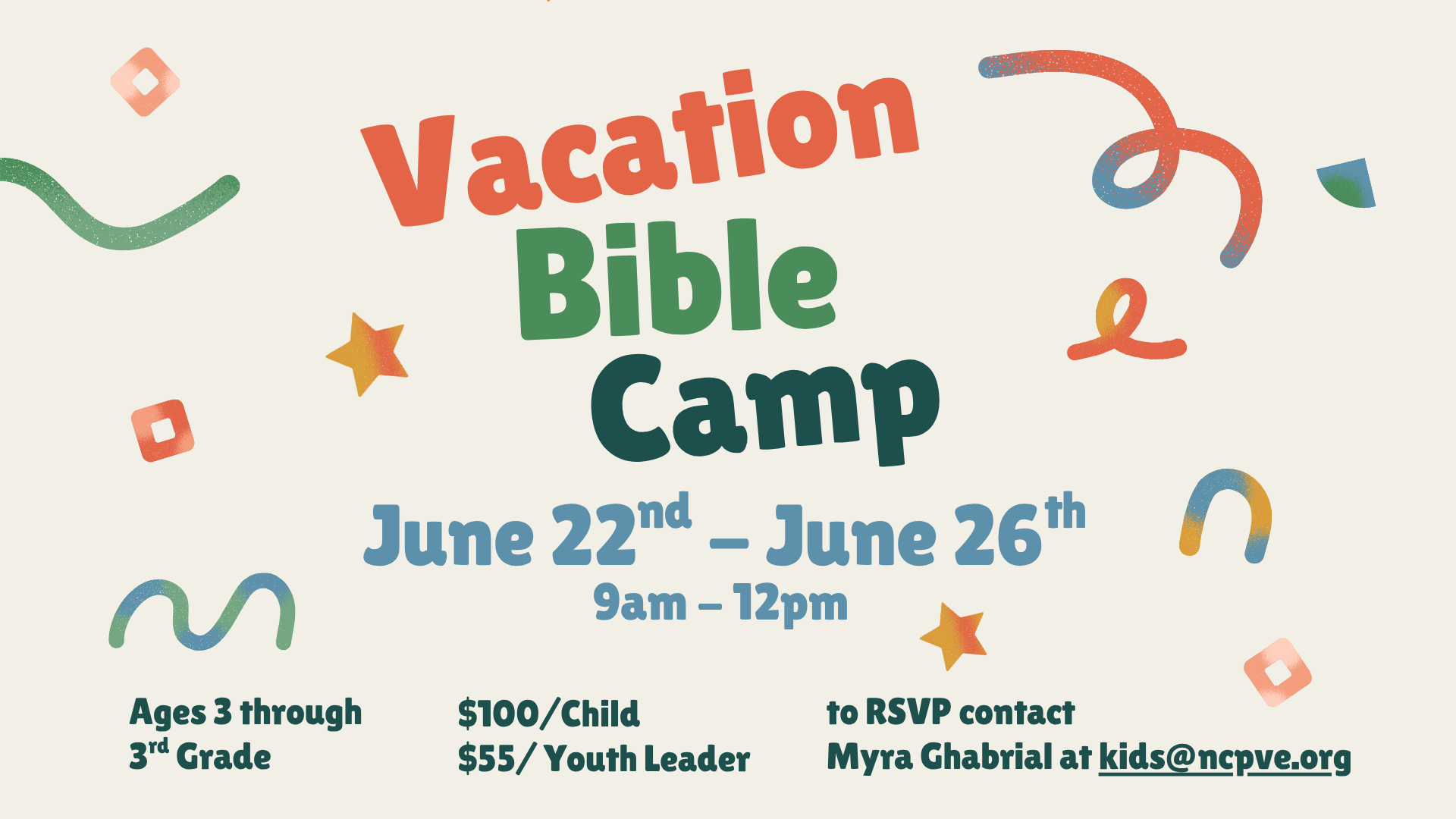 Vacation Bible Camp 