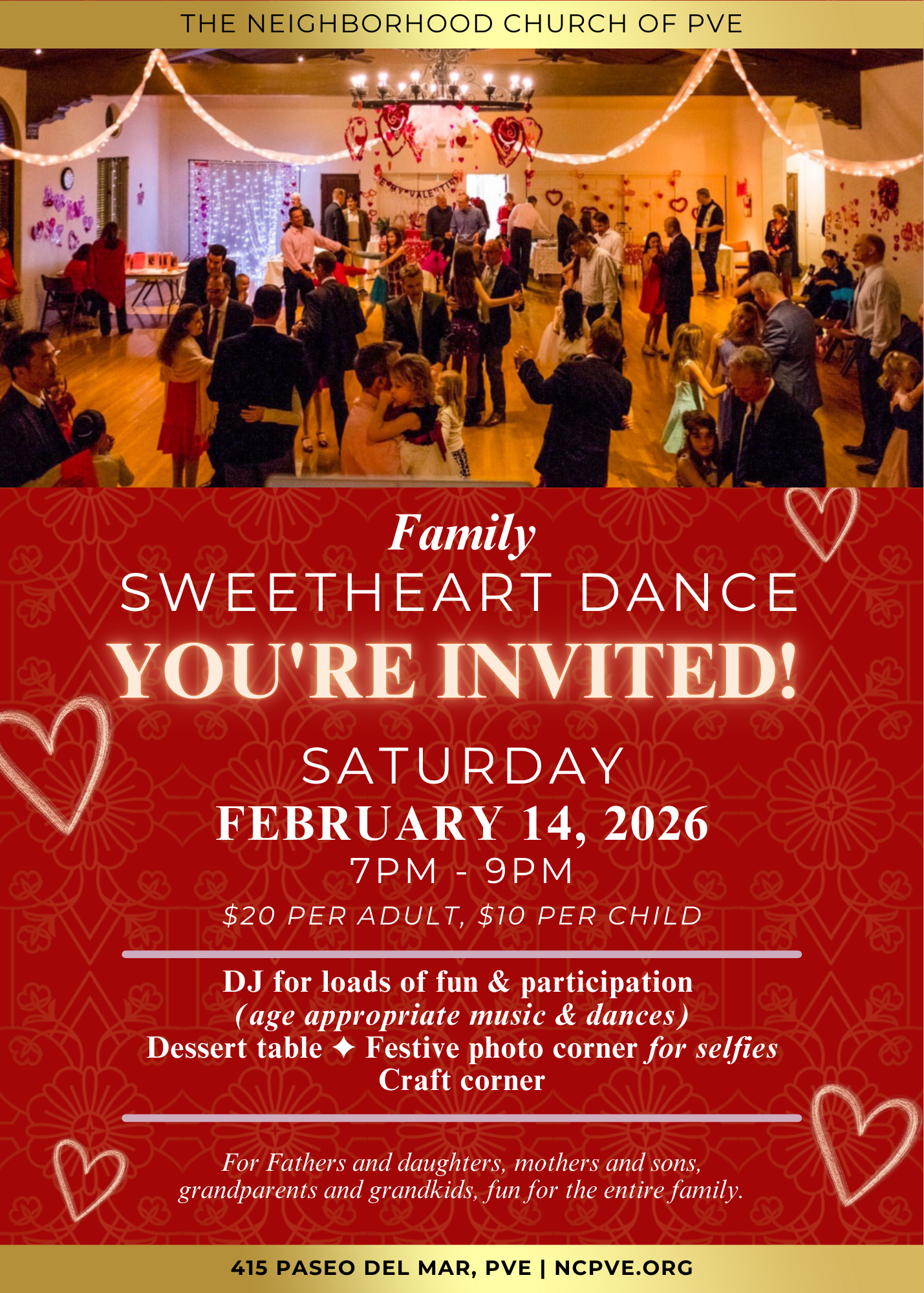 Family Sweetheart Dance — The Neighborhood Church