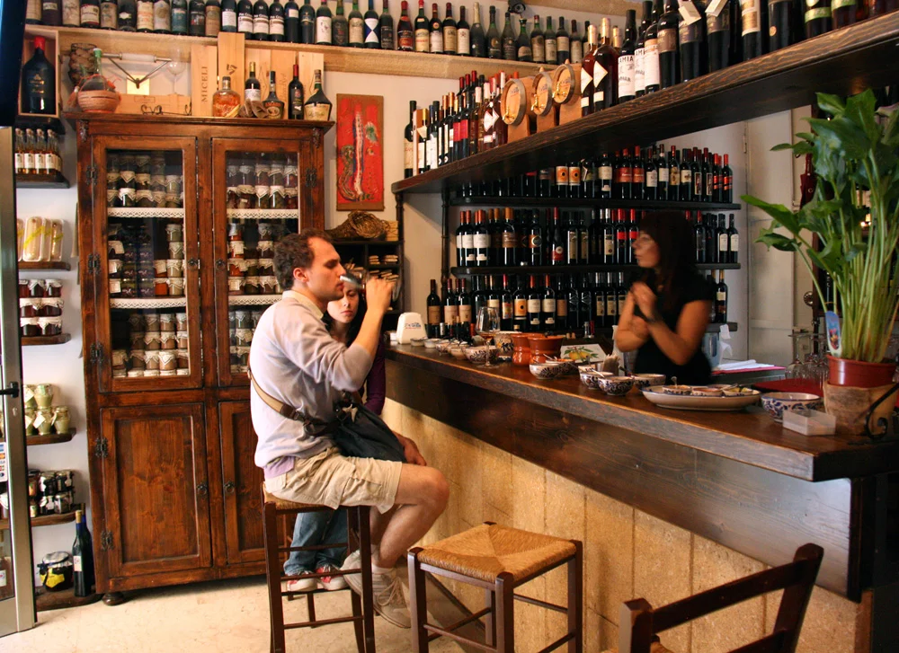 At the Drunken Siren, in the town of Marsala