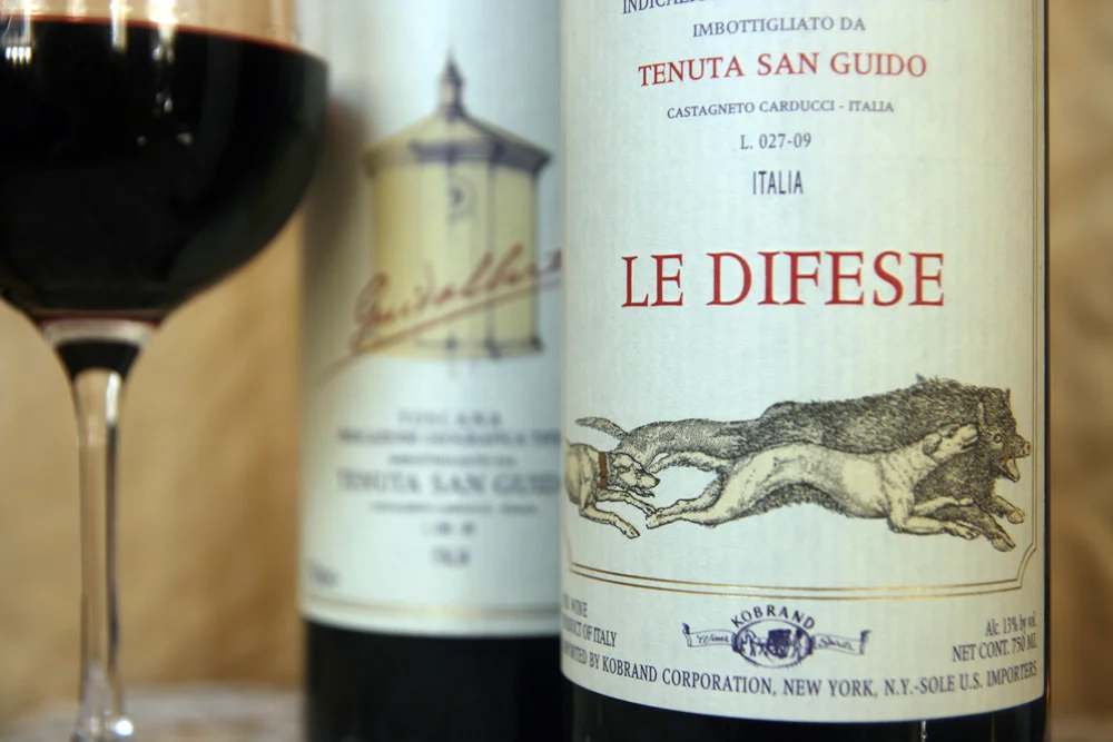 Can't afford Sassicaia? Try their mid-tier and entry level Guidalberto and Le Difese instead.