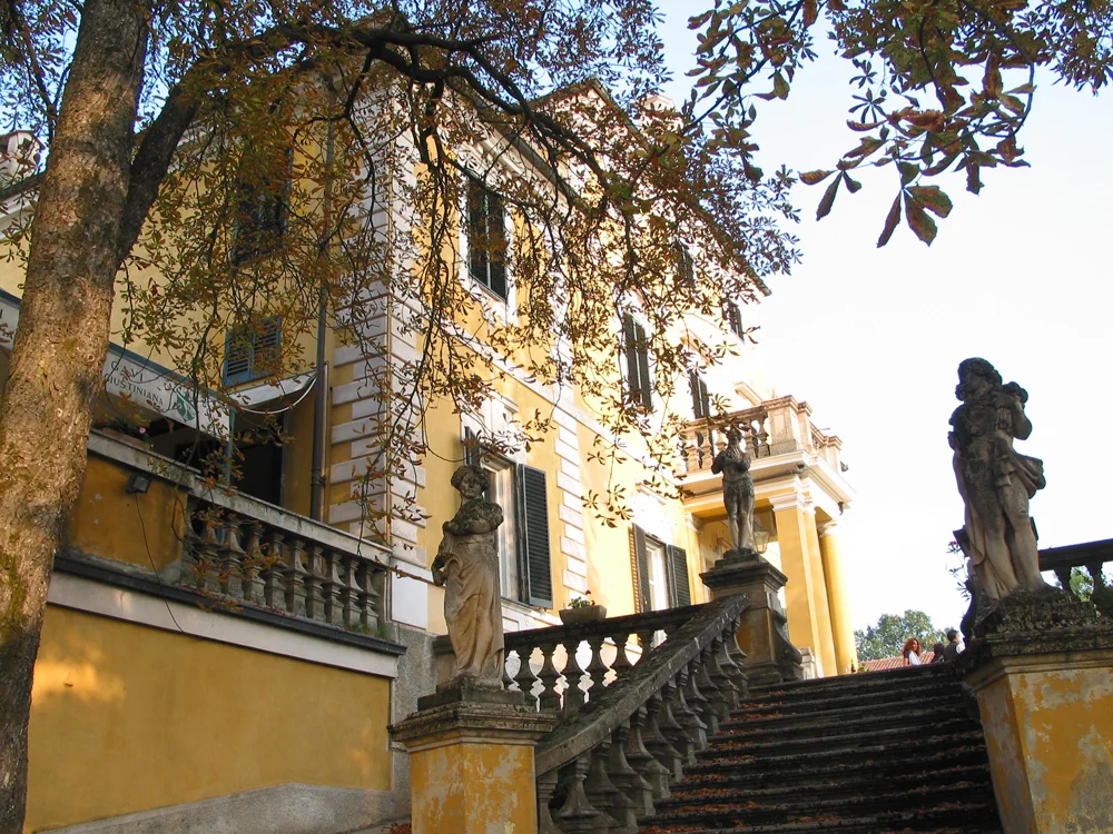 La Giustiniano's stately villa, once a summer escape for patrician families from Genoa