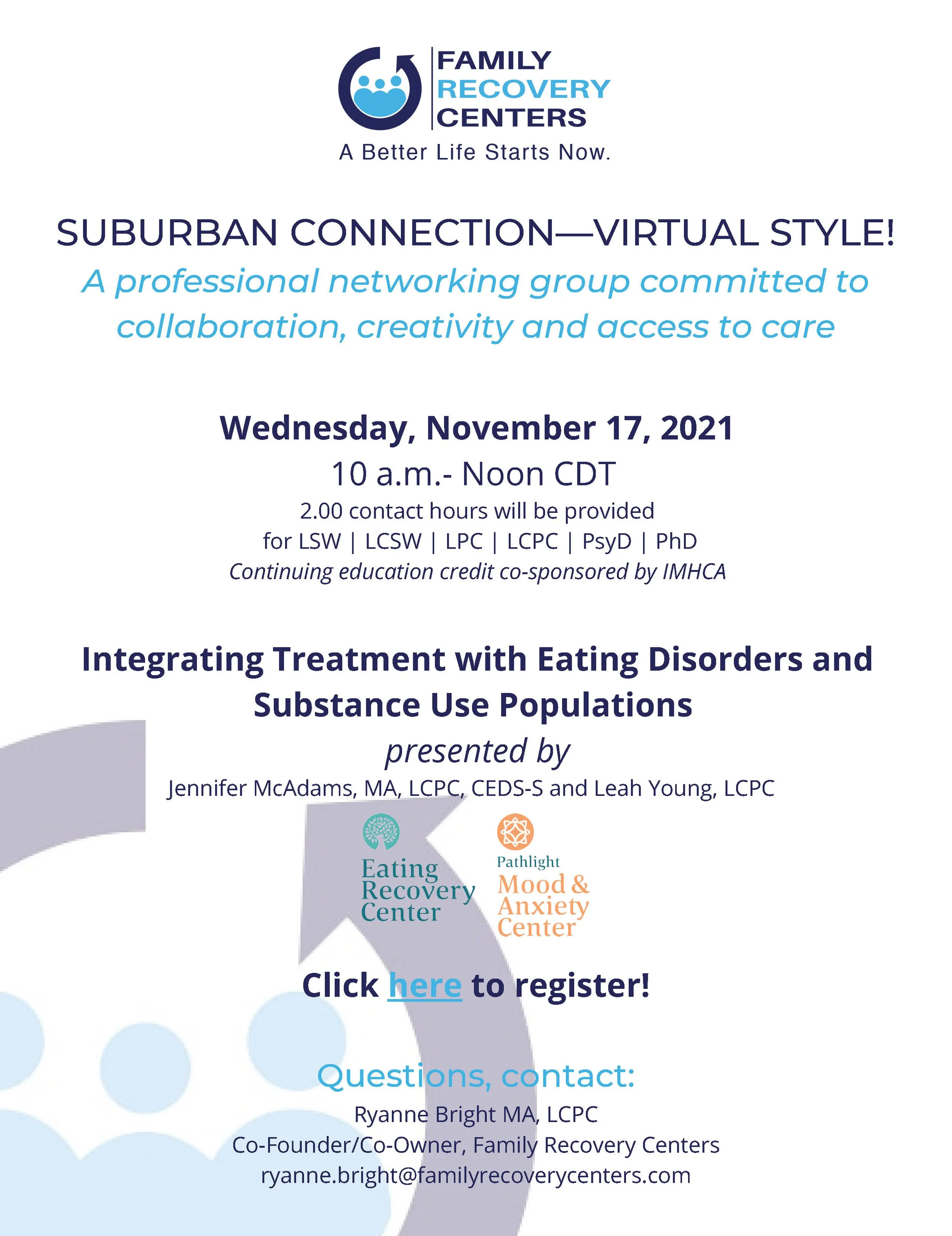 Integrating Treatment with Eating Disorders and Substance Use Populations