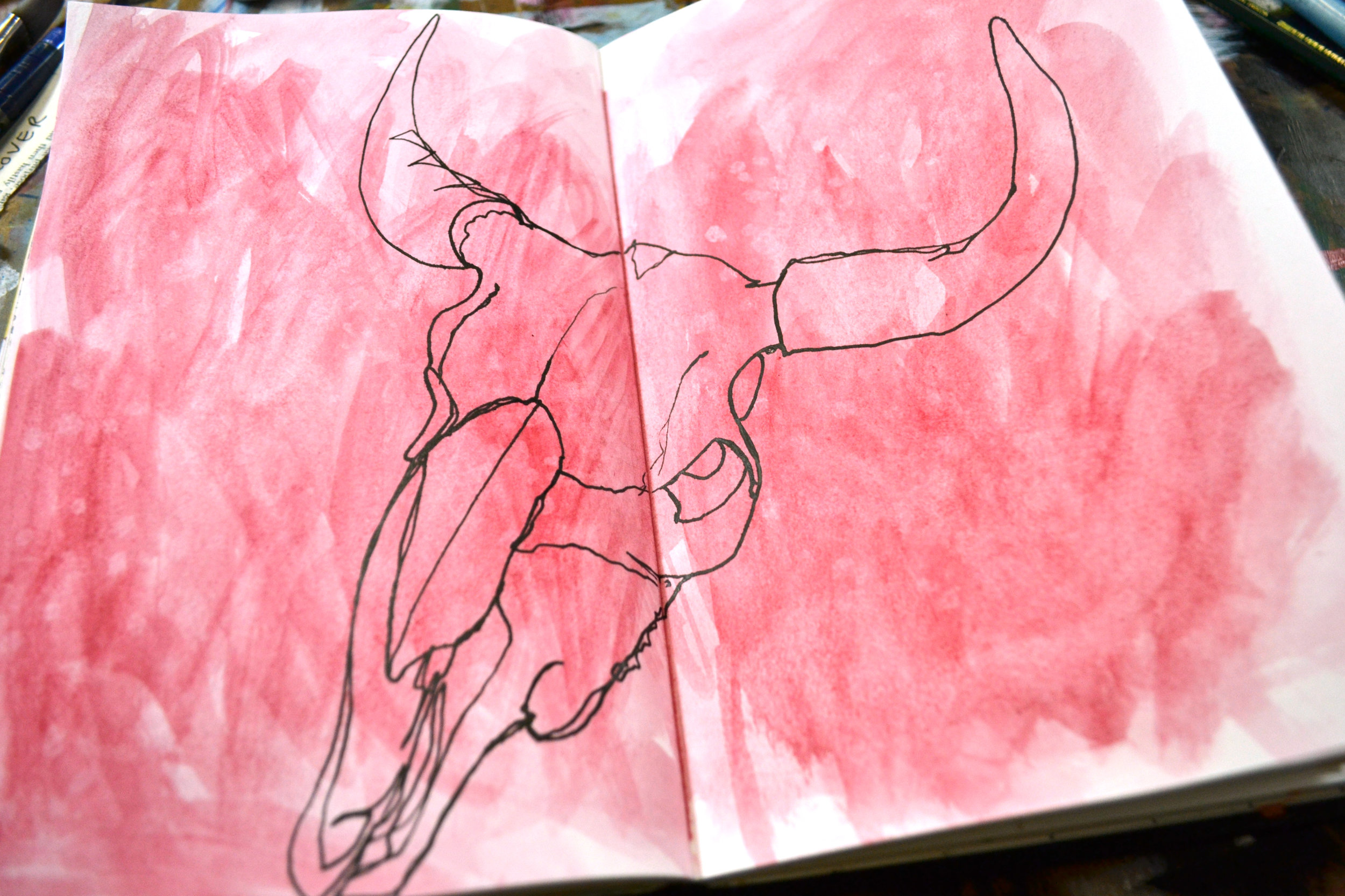 Observational Drawing: Skulls