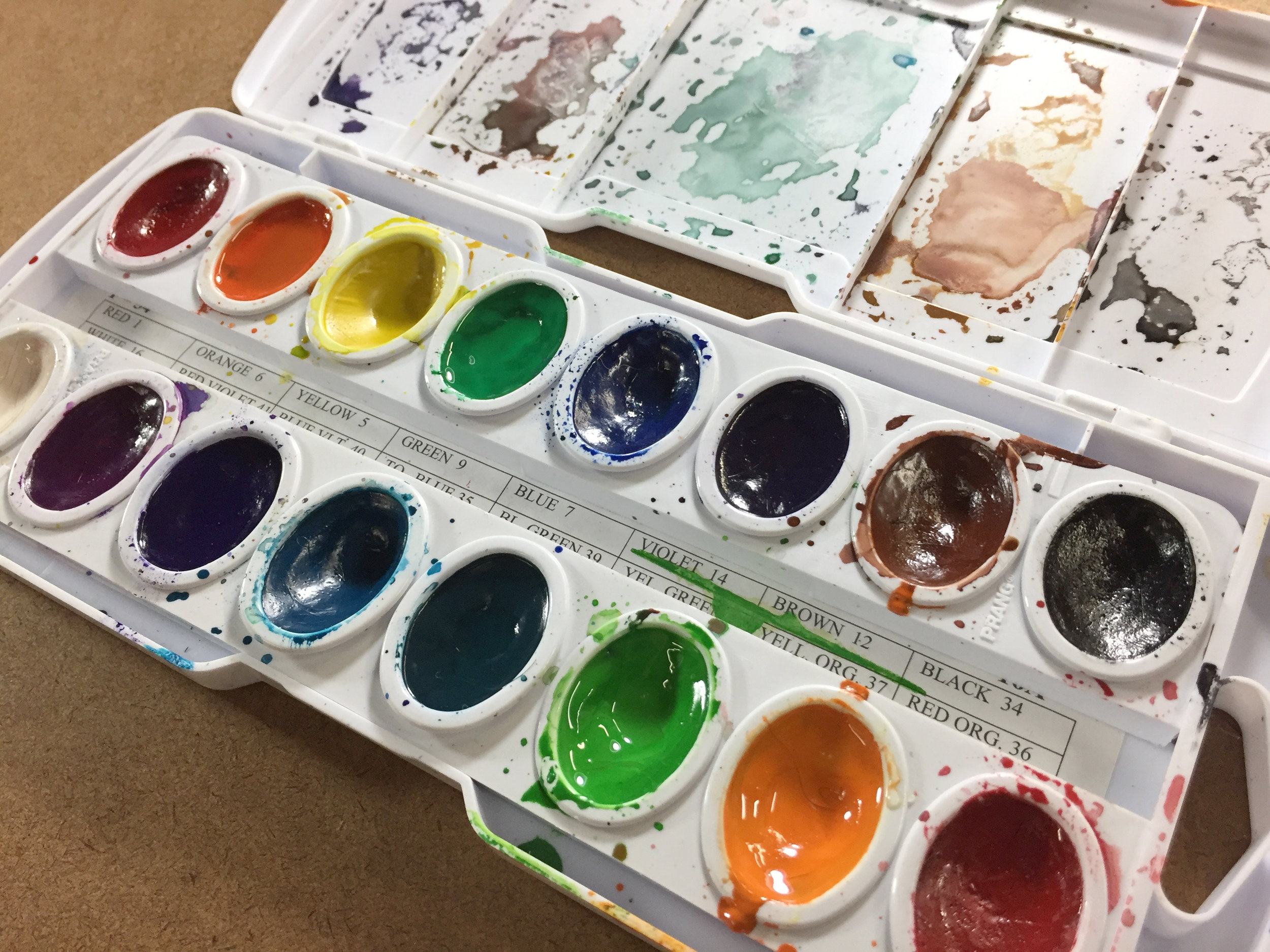 Galaxy Metallic Watercolor Painting Set - 12/36 Colors Glitter Watercolor  Paint in Half Pans, Metallic Watercolor Paints for Art Supplies (36 Colors)