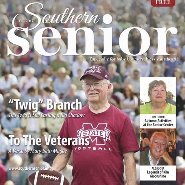 Very honored to be featured in the October edition of Southern Senior magazine. Its fun sharing some of my adventures of faith, family and football.