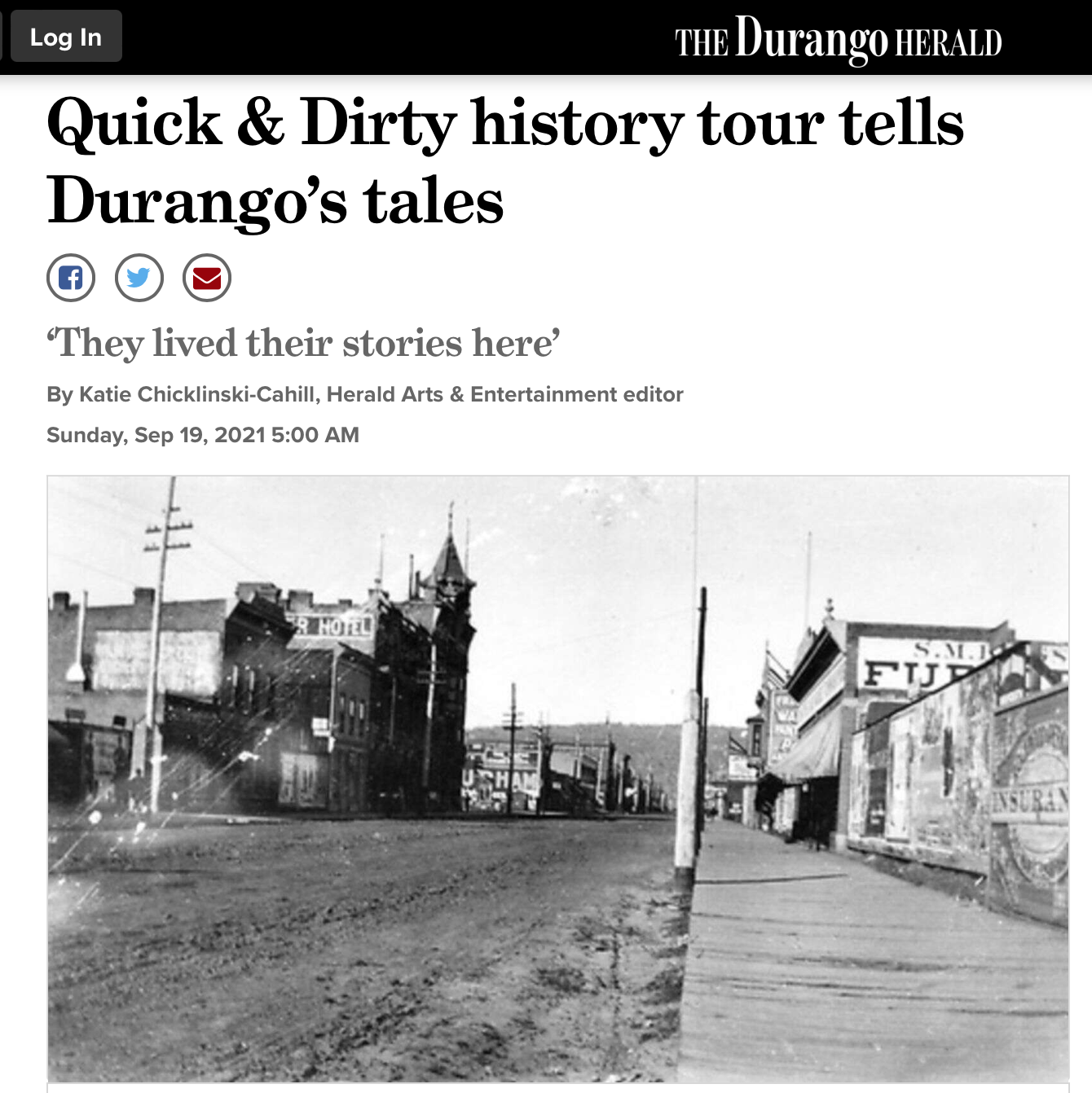 Durango Herald, 19 September 2021