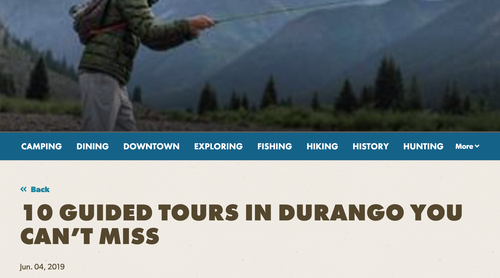 Visit Durango Blog, 4 June 2019