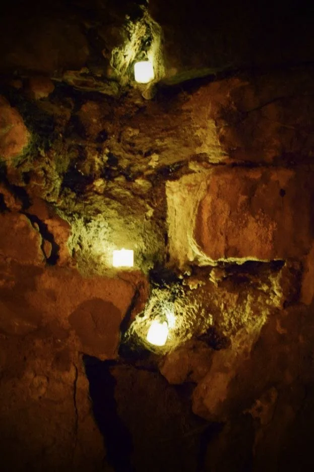 Wall of Historic Haunted Tunnel