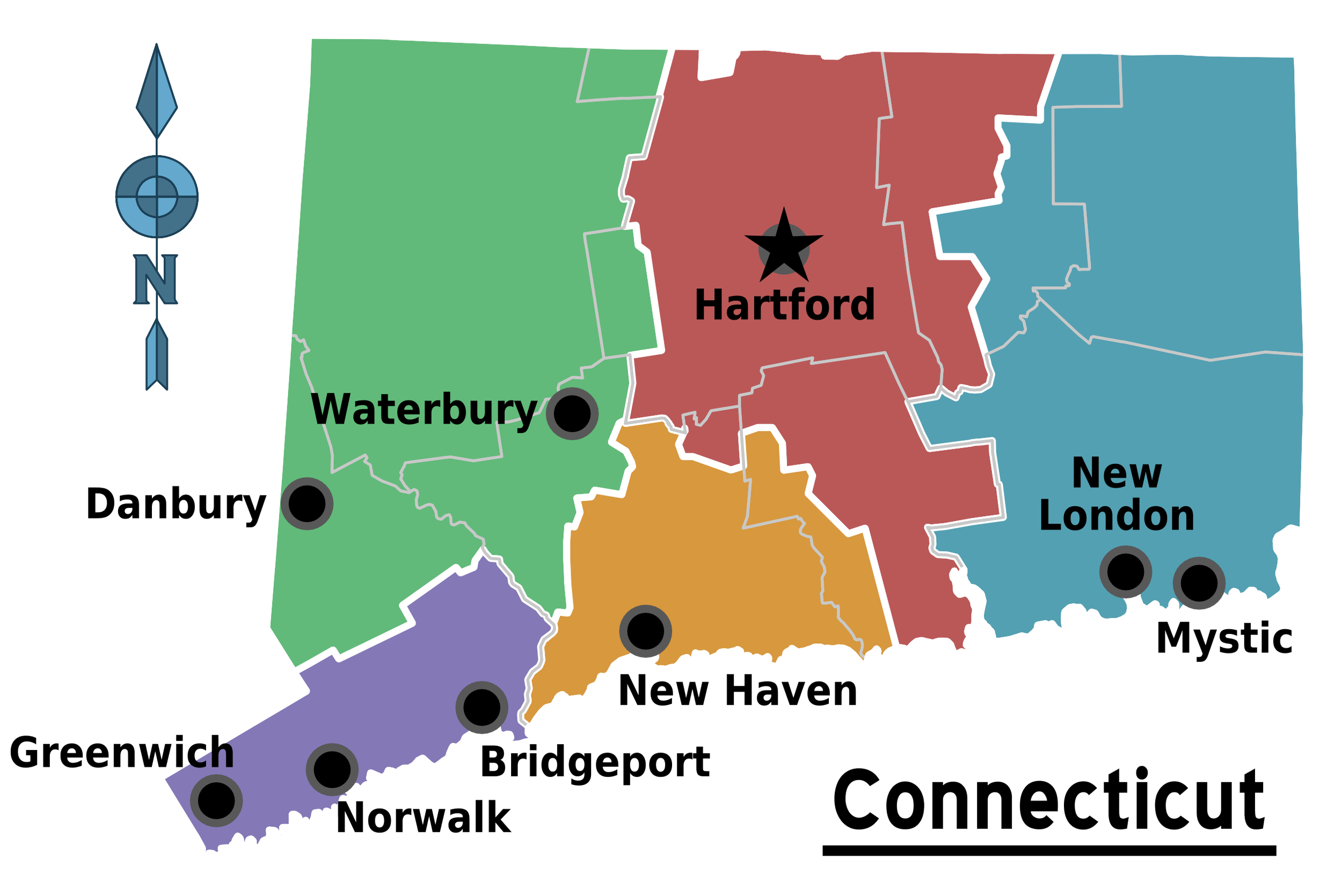 food & vibe guide - connecticut, vol. 1 by lawrens!