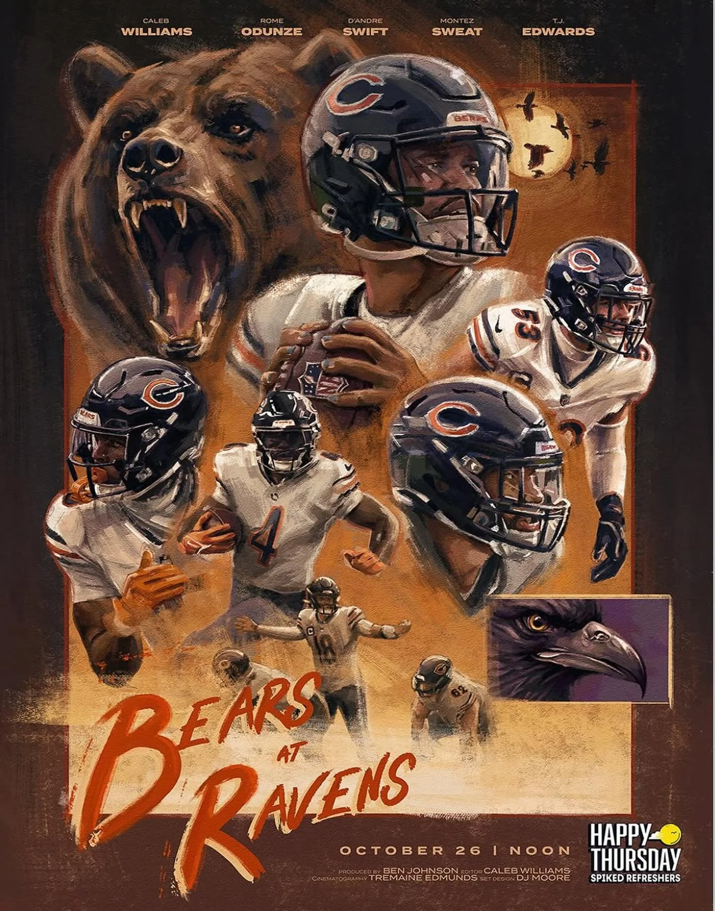 Bear Down tomorrow at Noon! @chicagobears #LFG #NFLSunday