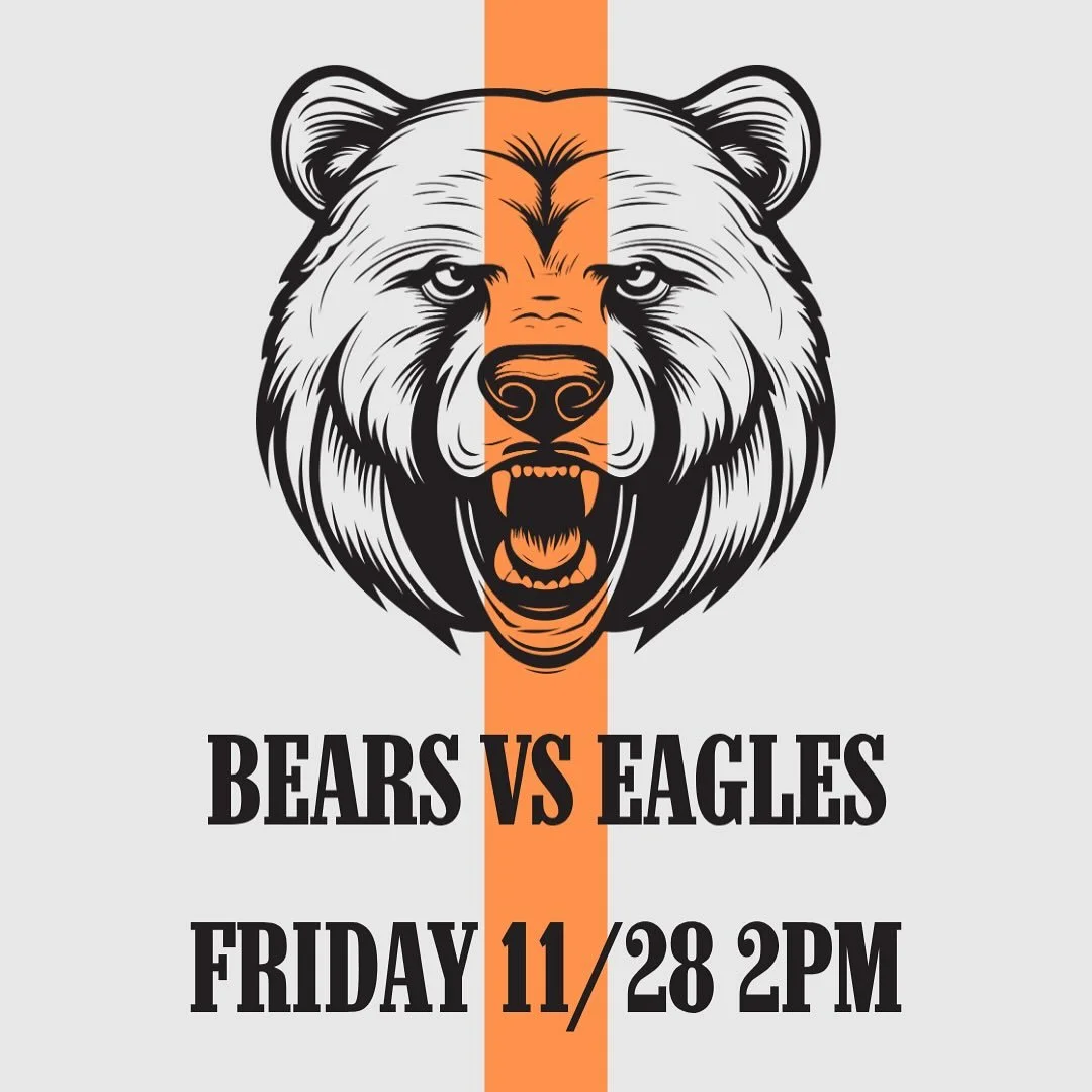 Post Turkey Day Football! We&rsquo;re opening early for the @chicagobears v @philadelphiaeagles game. Come cheer on the Bears with game sound! 

#beardown🐻⬇️