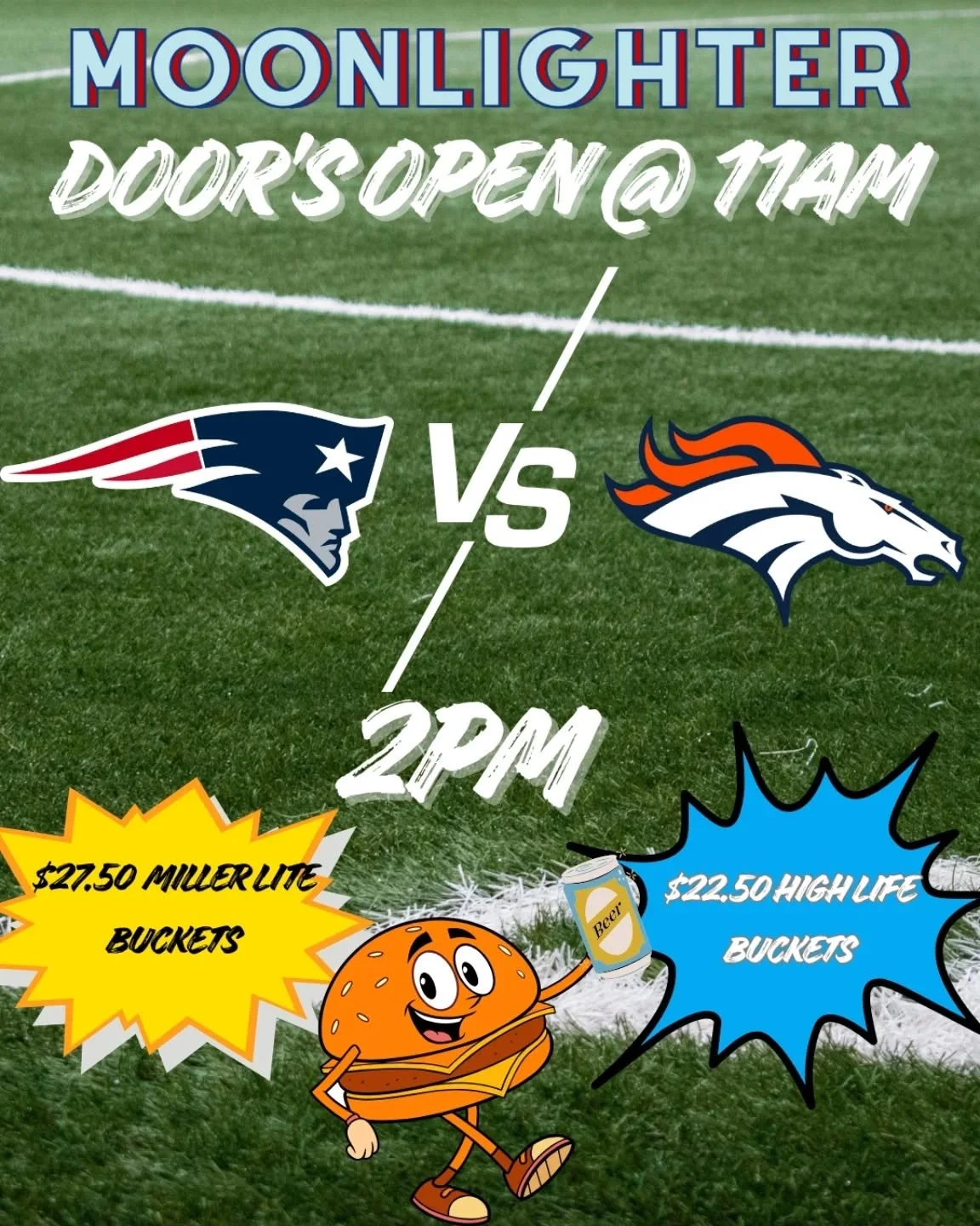 🏈 Door's open @ 11am. Bucket Specials All Day! Hot Toddy's, Irish Coffee and Hot Apple Cider All $7.50!! Get here , stay warm and watch some football with us!!🏈
#logansquare #nflsunday #conferencechampionship #bucketspecials