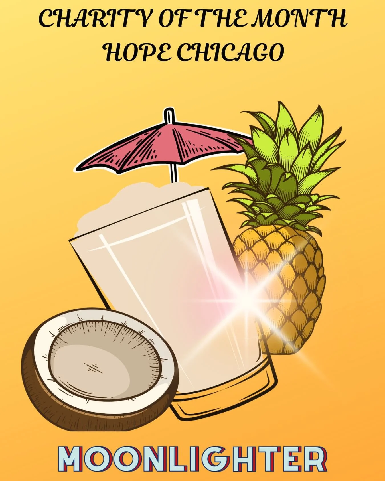 April Charity of the Month: @hopechicagoedu
$1 from each Pina Colada will be donated to Hope Chicago. They provide college scholarships and support for CPS students and their parents. Come on out and support!
#logansquare #community #charityofthemont