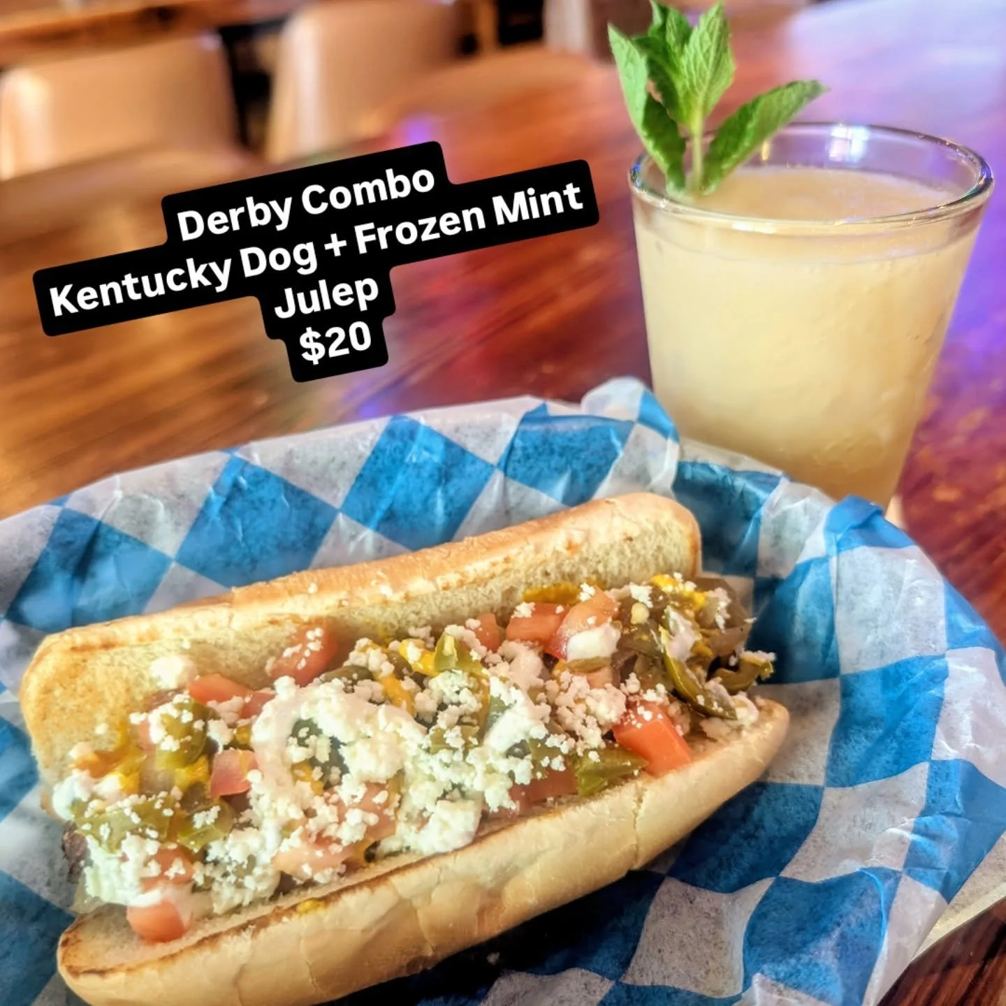 🏇 What are you doing today? Come on out and watch the greatest two minutes of sports! Today only Kentucky Derby Dog + Frozen Mint Julep $20! Can we say yum?!
See you soon! 🏇
#logansquare #kentuckyderby #sportsbar #nba #nhl