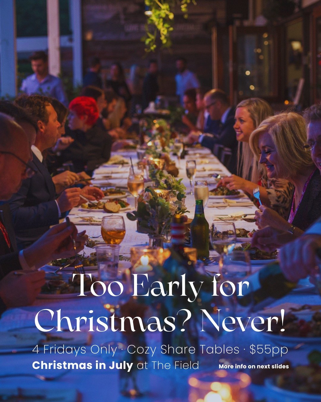 Hot Ham, Heaters On, Cosy Vibes - You In?

Think mulled wine on arrival, festive share-style feasts, and cosy winter nights out on our deck under heaters and fairy lights ✨

We&rsquo;re hosting just 4 magical Friday nights - and spots are super limit