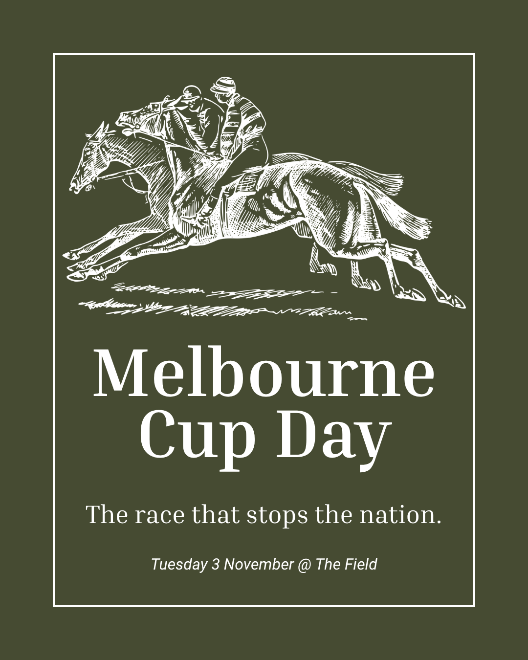 Melbourne Cup at the Field