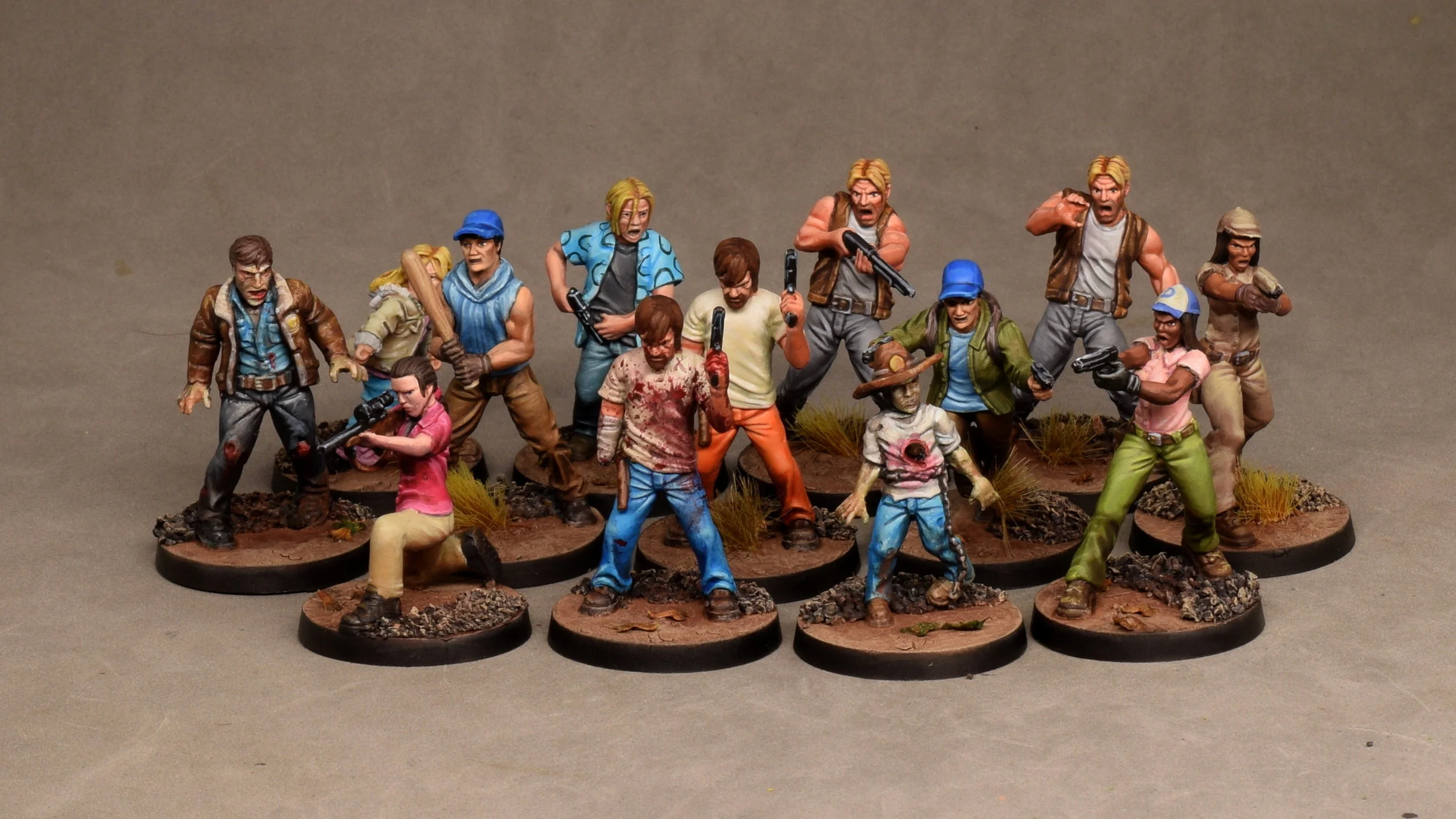 Custom Walking Dead survivors