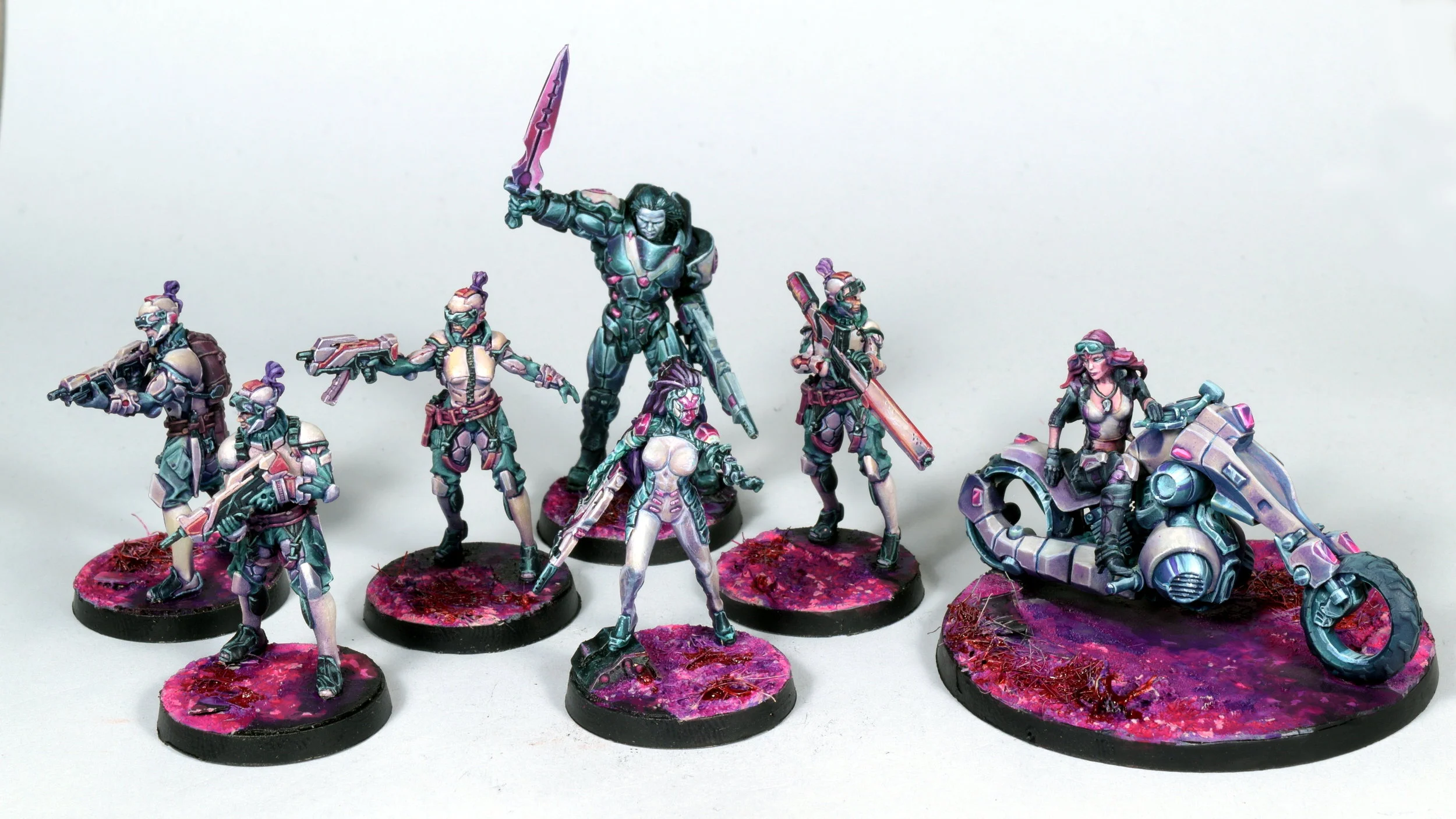 Some Aleph Models Painted for Fun