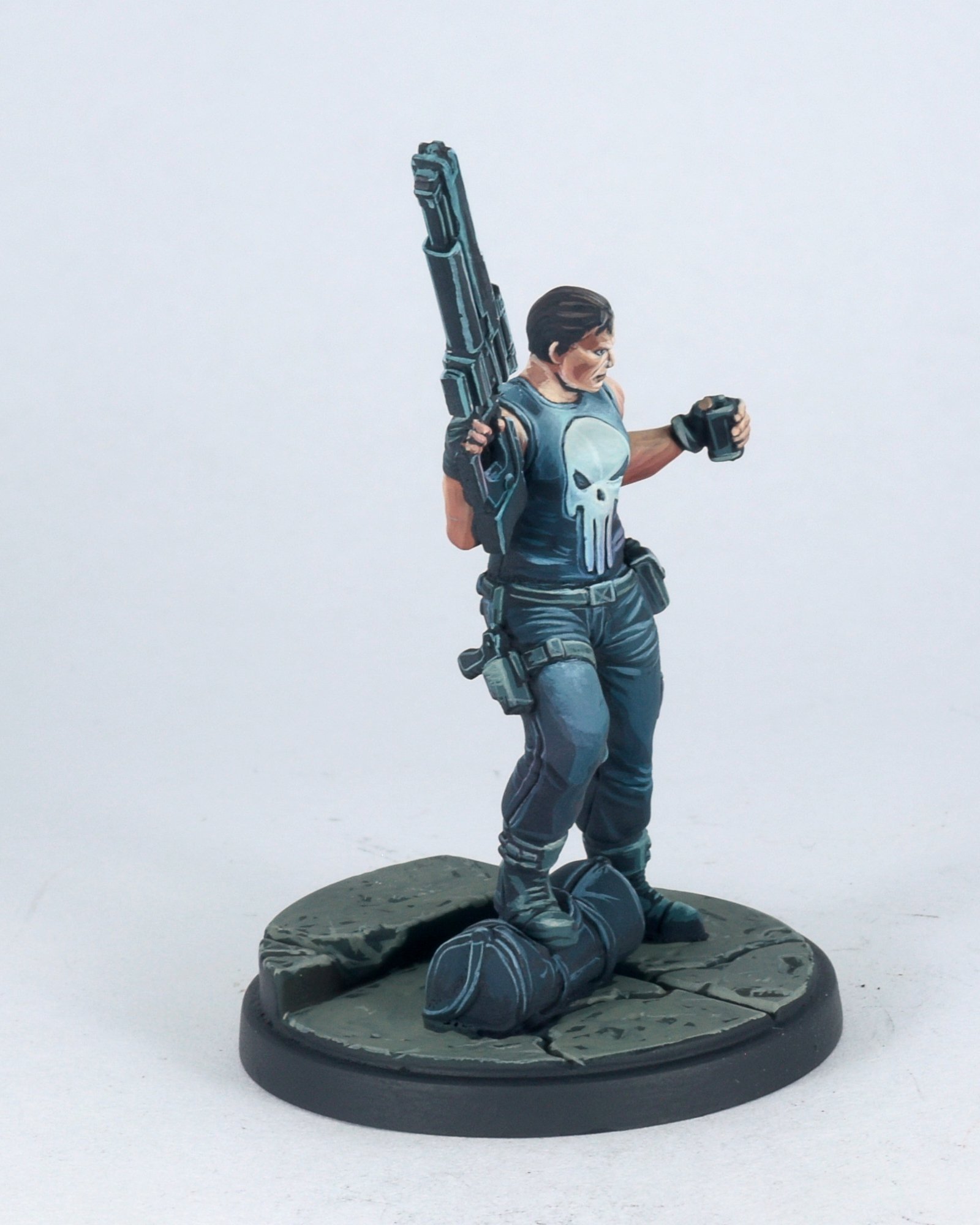 Marvel crisis protocol painted Punisher