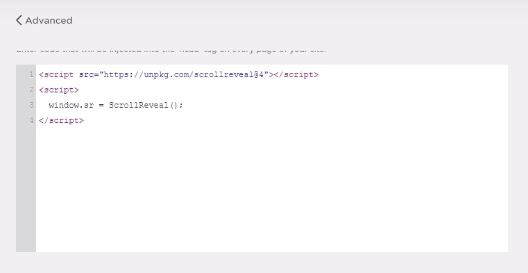scroll reveal script code Header.png