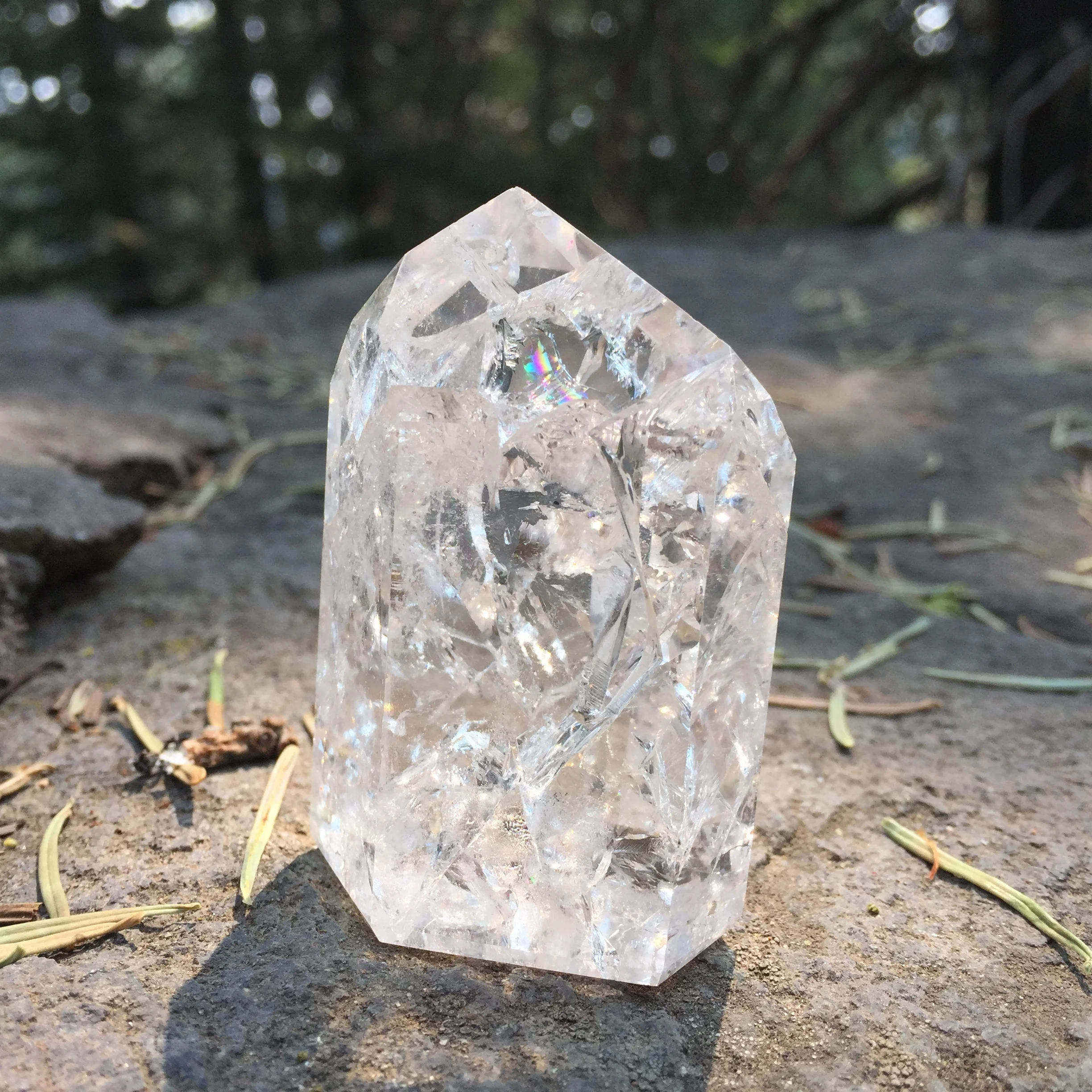 Fire and ice crystal, Mount Shasta Vortex Crystals, Serenity Portal on mount Shasta  