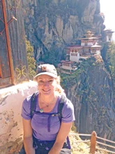 Montana Artist Amber Jean, Taktsang Monastery.